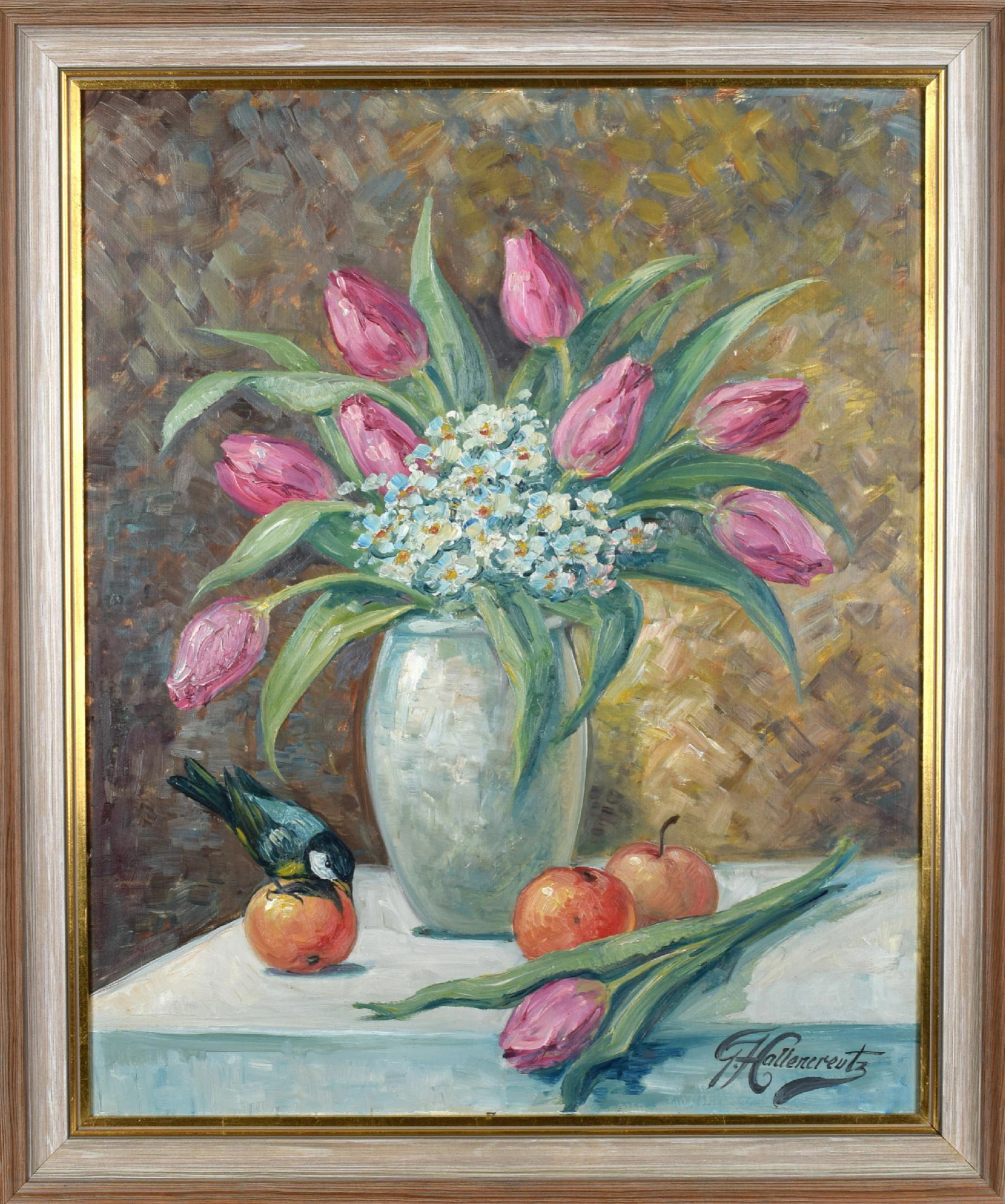 Gösta Hallencreutz 1881-1952 Olja på pannå