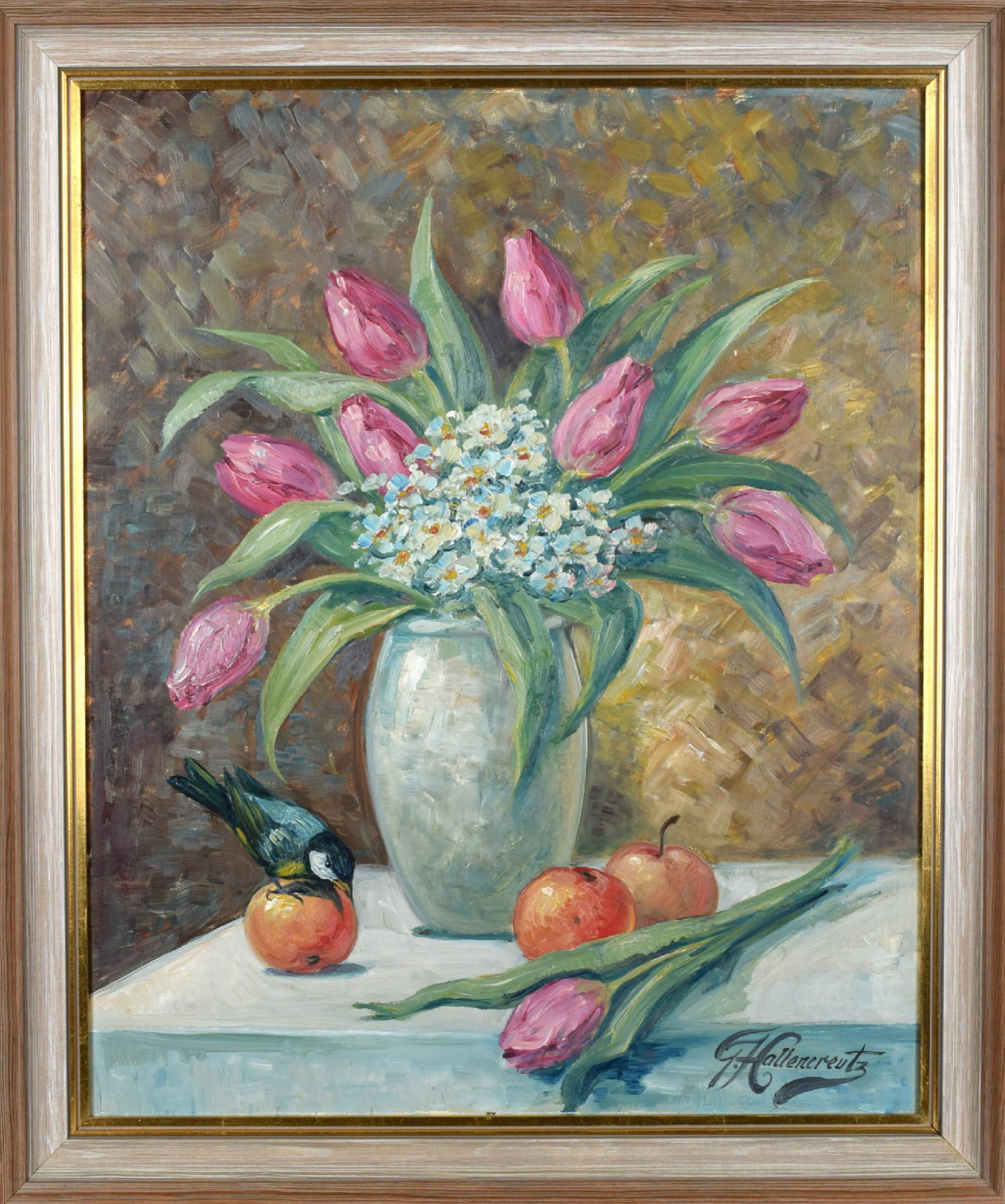 Gösta Hallencreutz 1881-1952 Olja på pannå