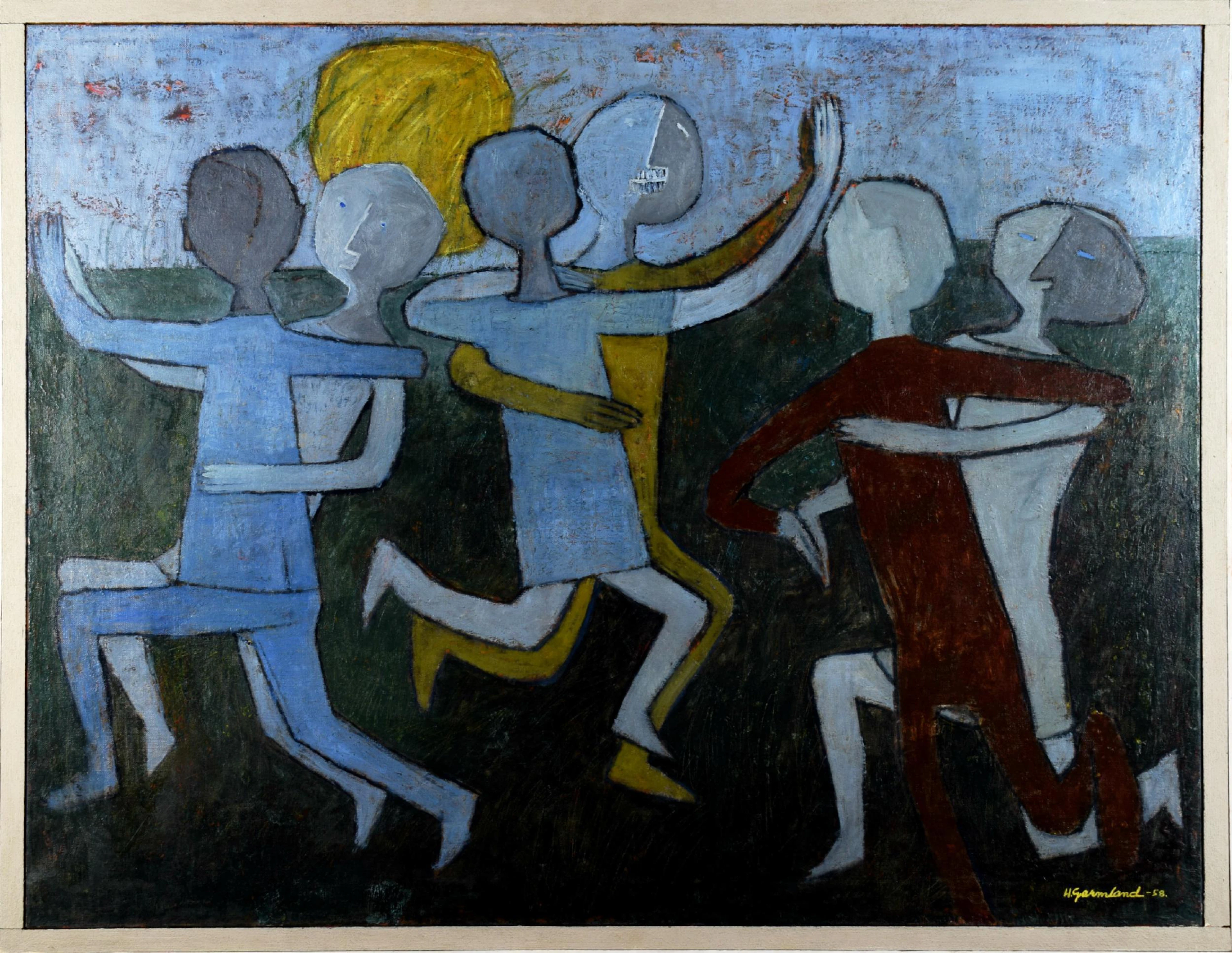 Harald Garmland 1905-1985 Olja på duk