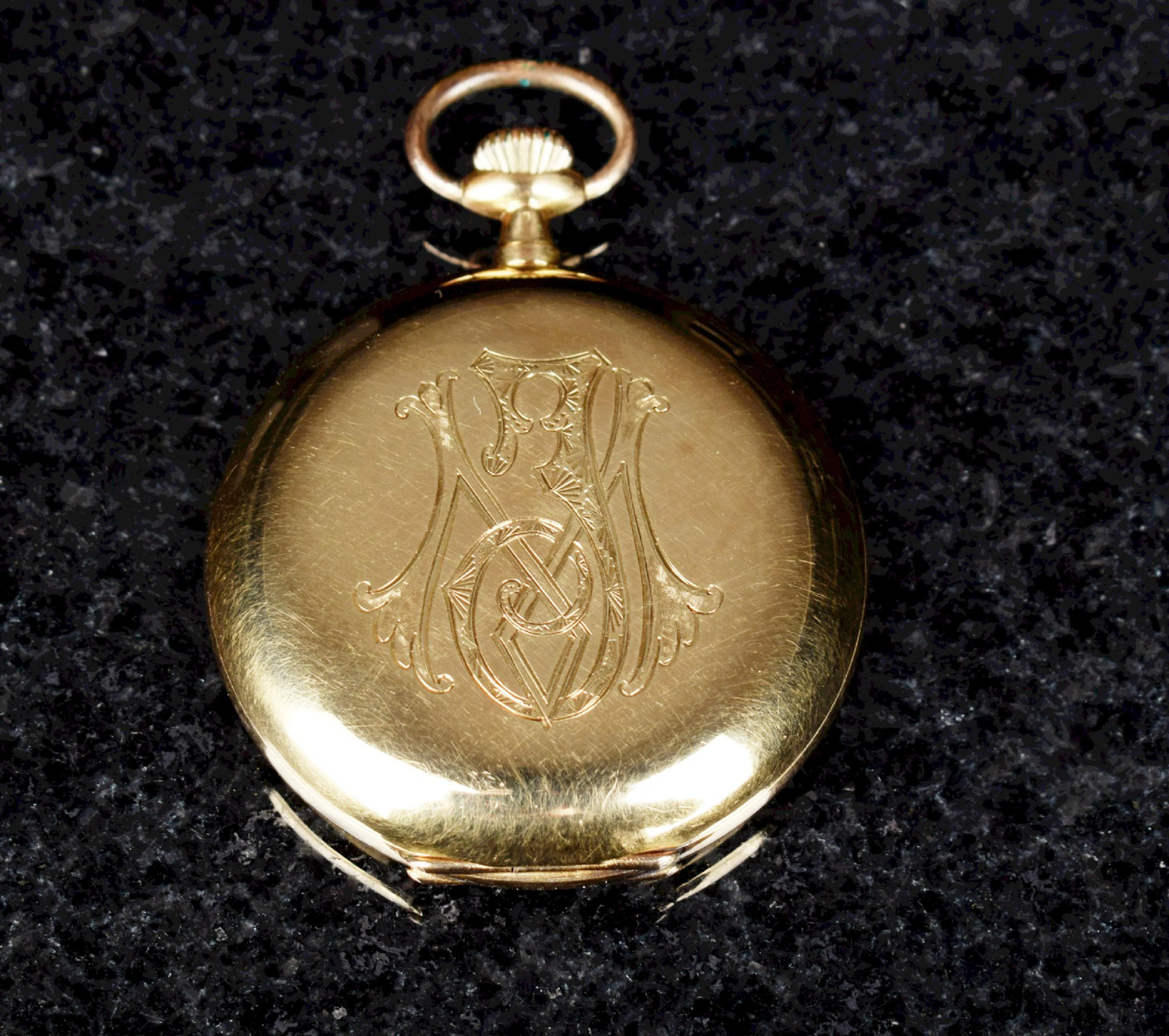 CH.F Tissot & Fils LOCLE Fickur 18K Guld 1900-tal