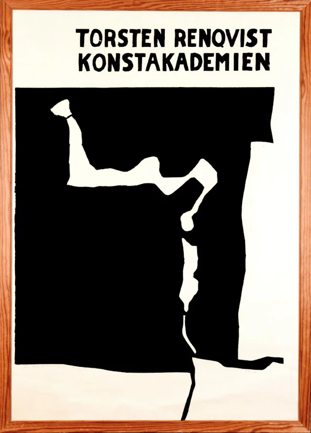 Torsten Renqvist 1924-2007 Utställningsaffisch