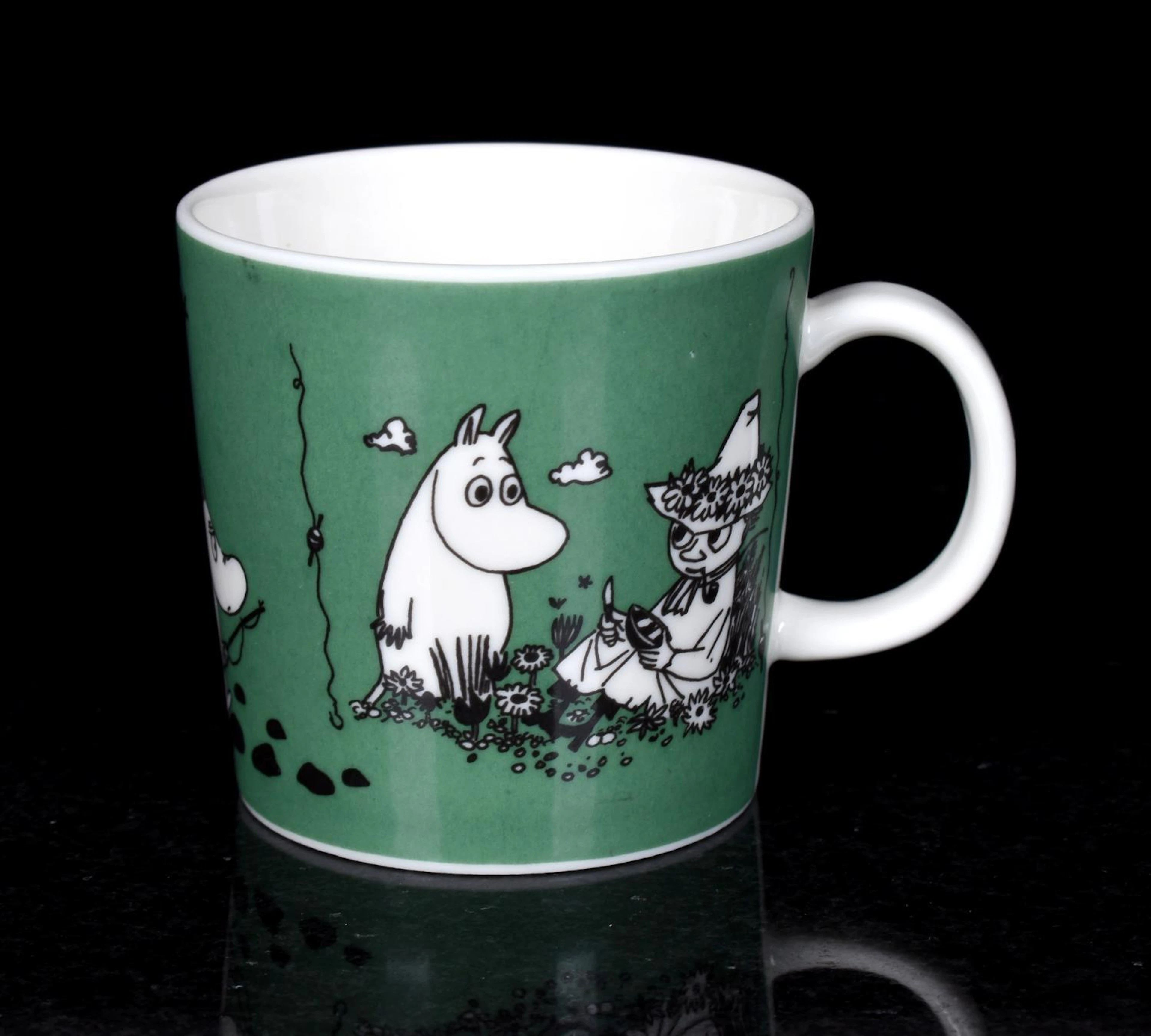 Muminmugg "Mumintrollet" Arabia Porslin Finland 1990-tal