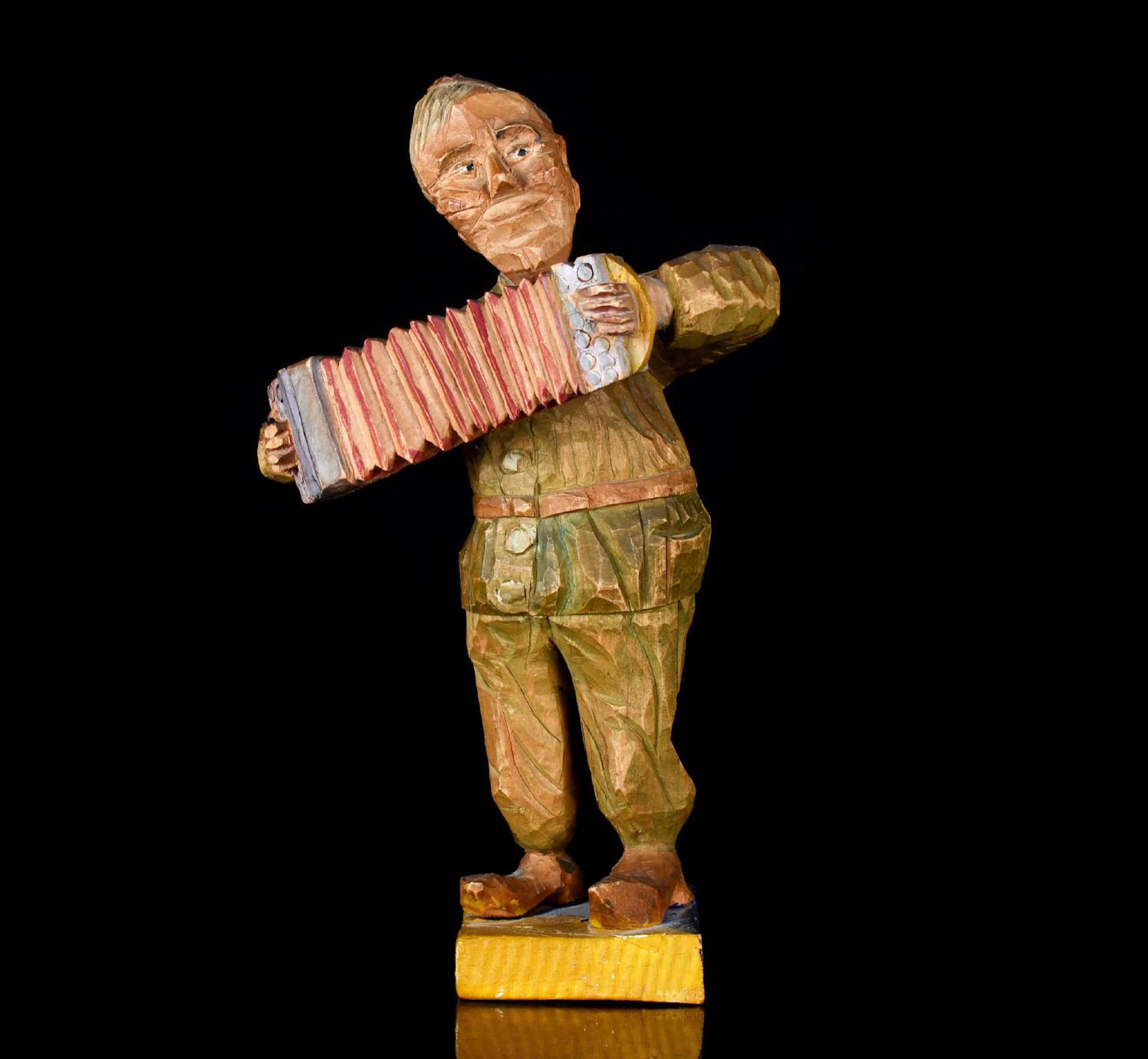 Snidad Träskulptur 1949