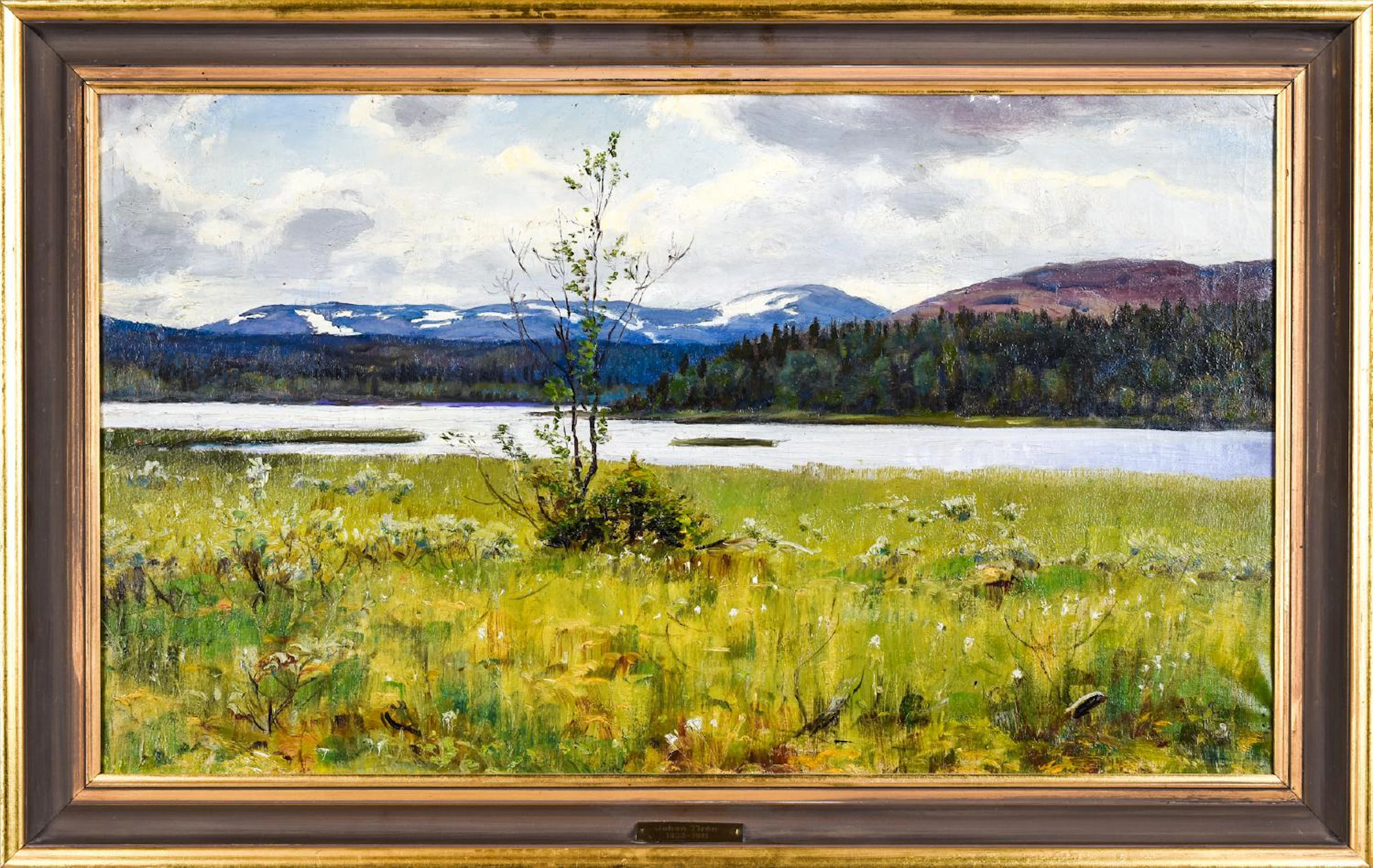 Johan Tirén 1853-1911 Olja på duk