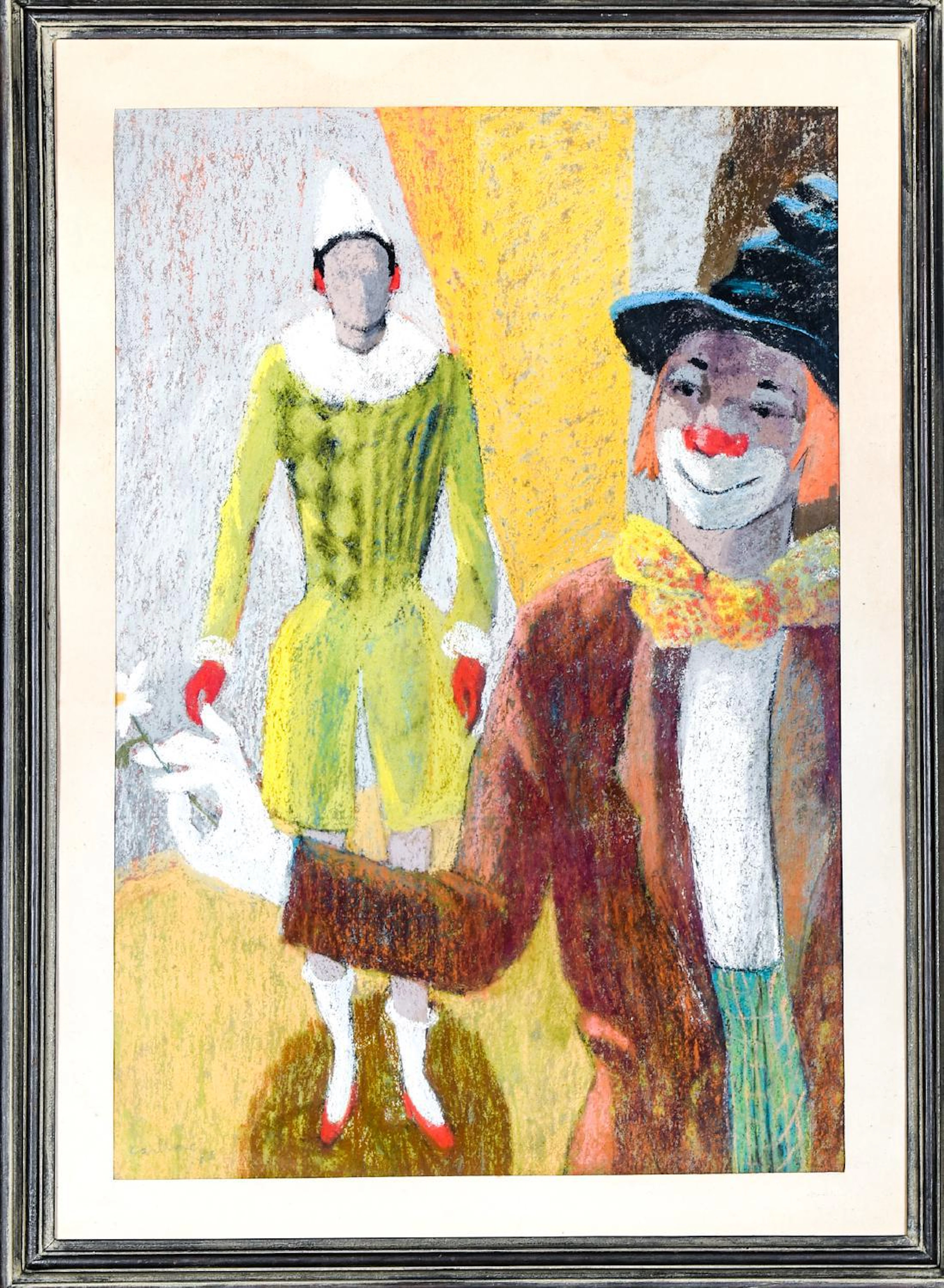 Bengt Carlberg 1897-1967 Pastell på Papper