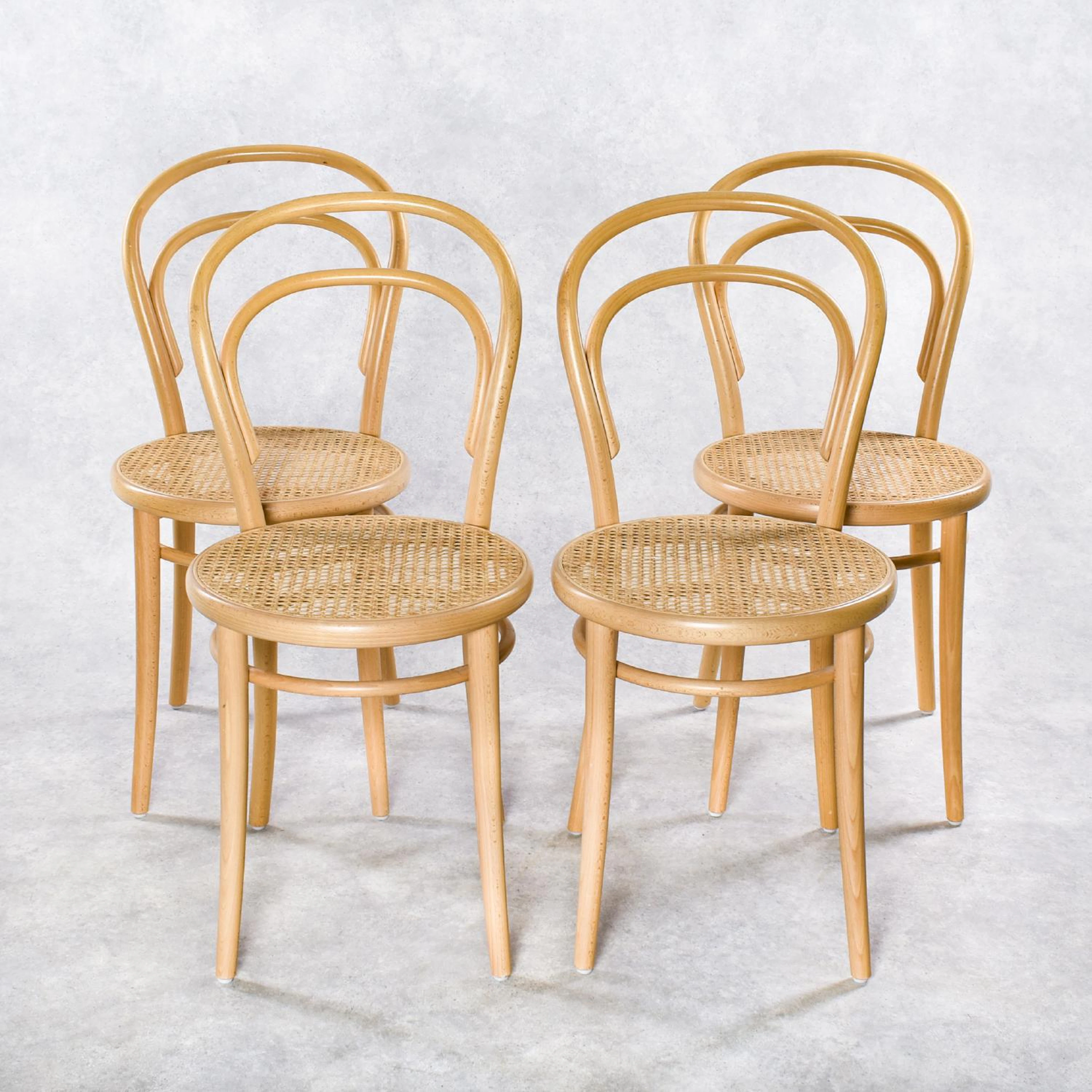 Michael Thonet No. 14 stolar (4 st) 1900-tal