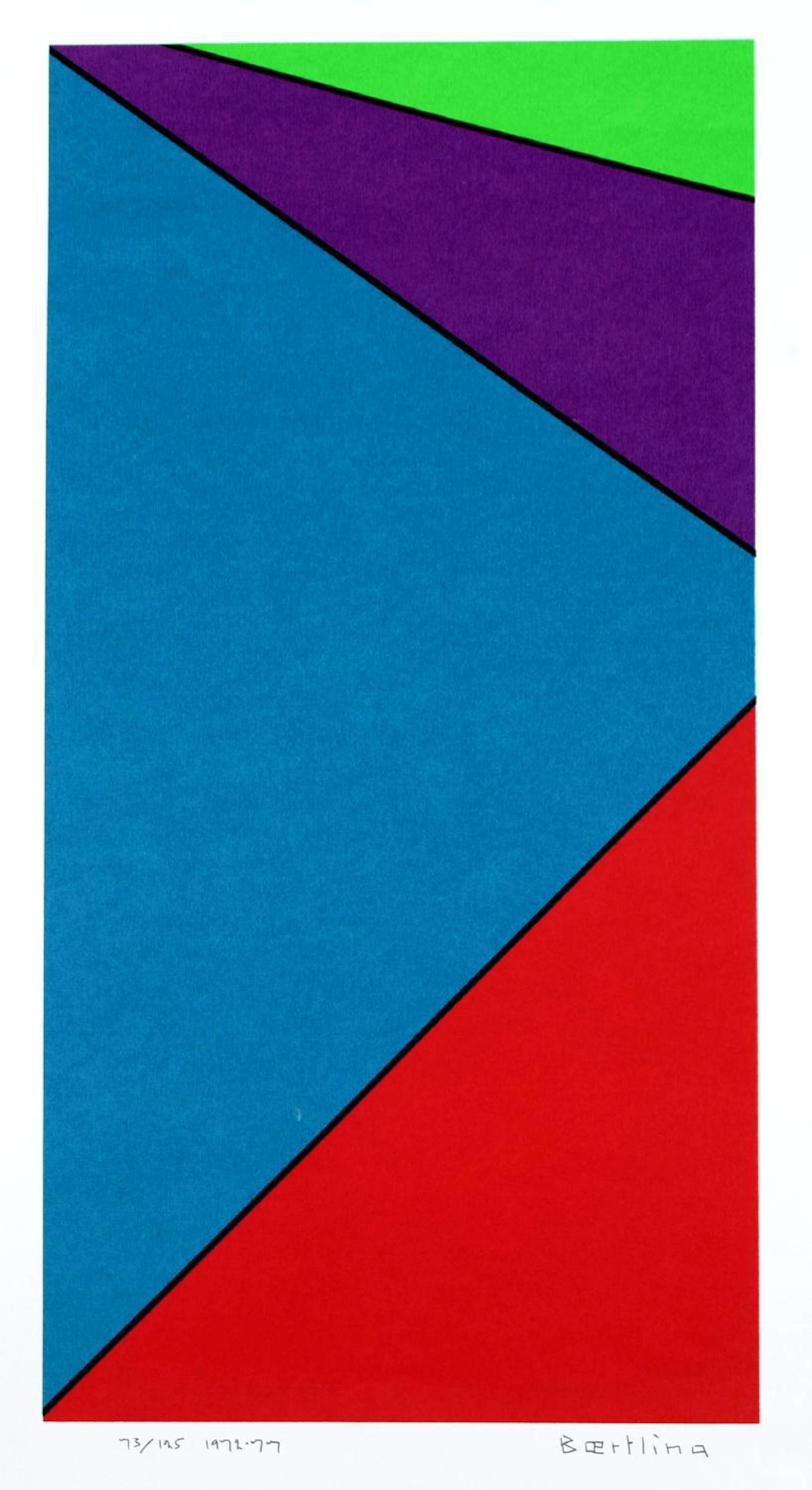 Olle Bærtling 1911-1981 Färgserigrafi