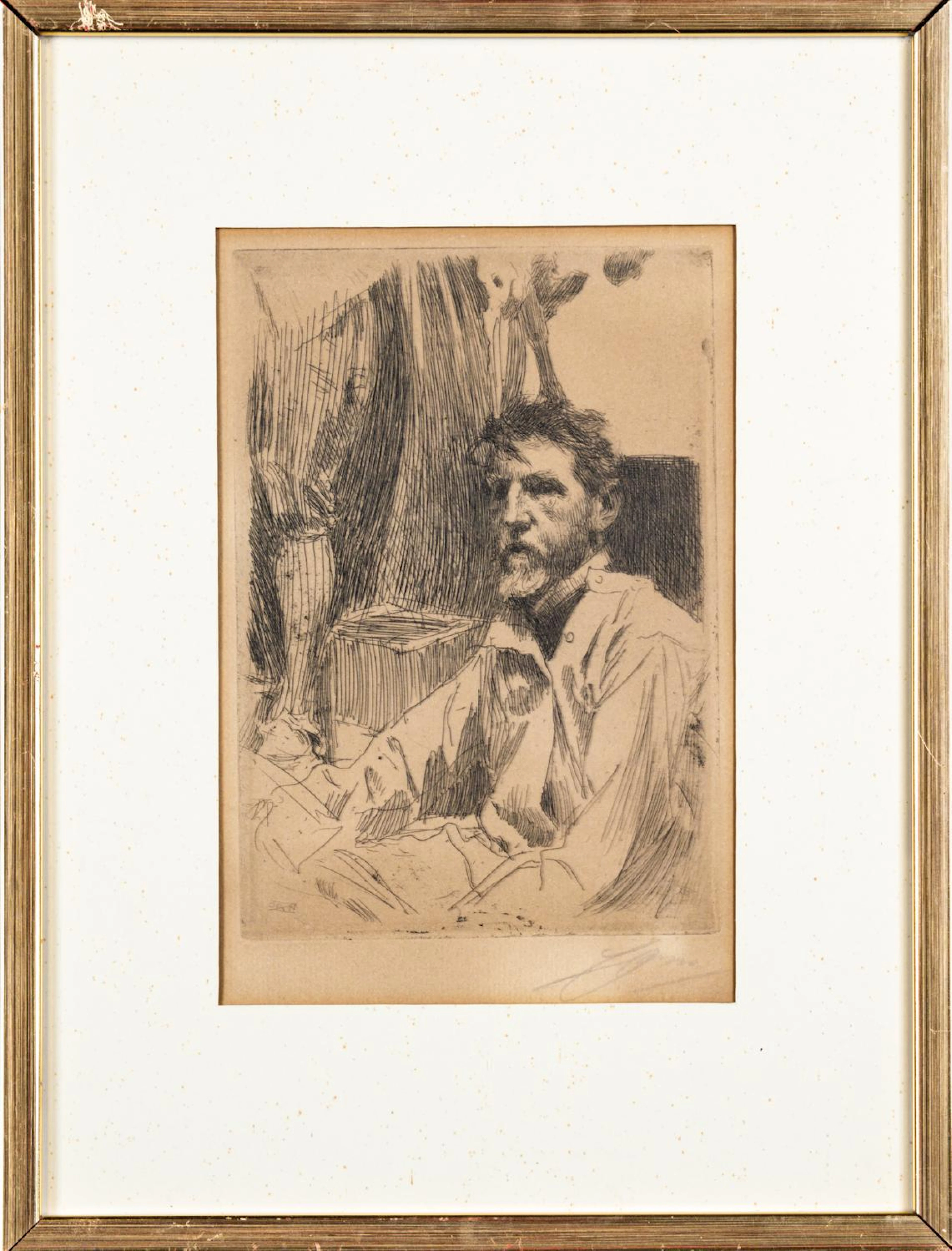 Anders Zorn 1860-1920 Etsning