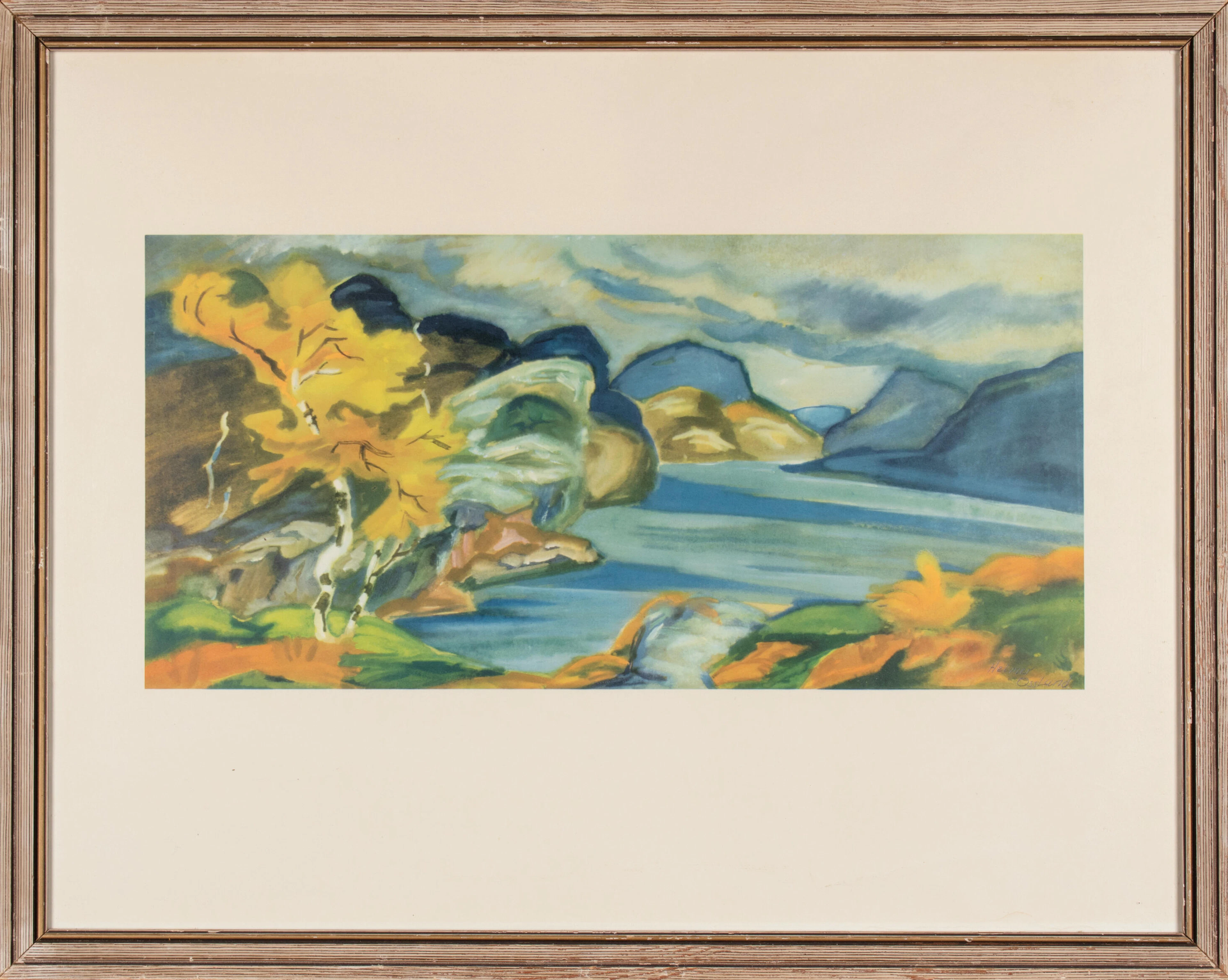 Helmer Osslund 1866-1938 Offsettryck