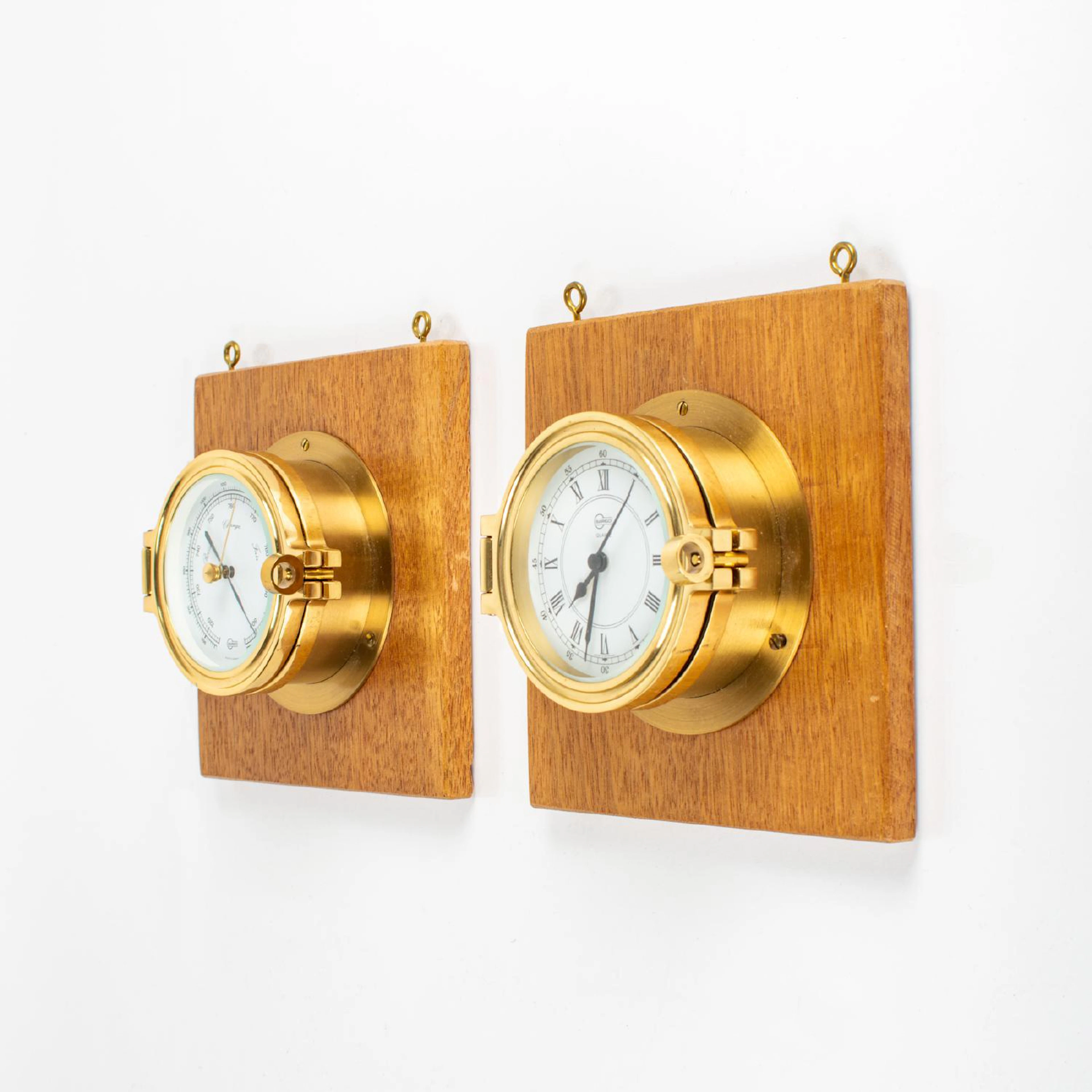 Barometer och skeppsur Barigo Tyskland 1900-tal (2st)