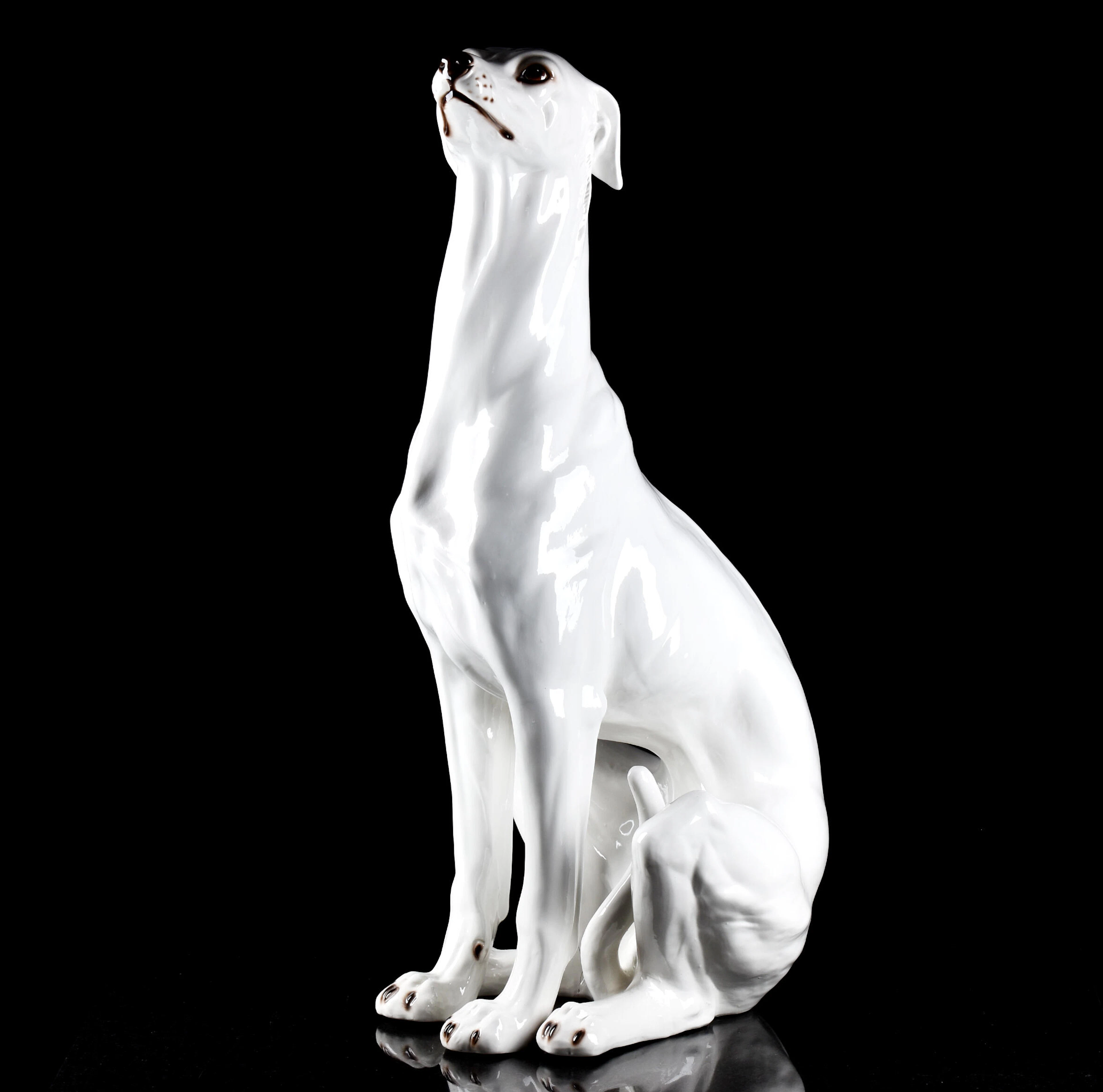 Figurin porslinshund 1900-tal