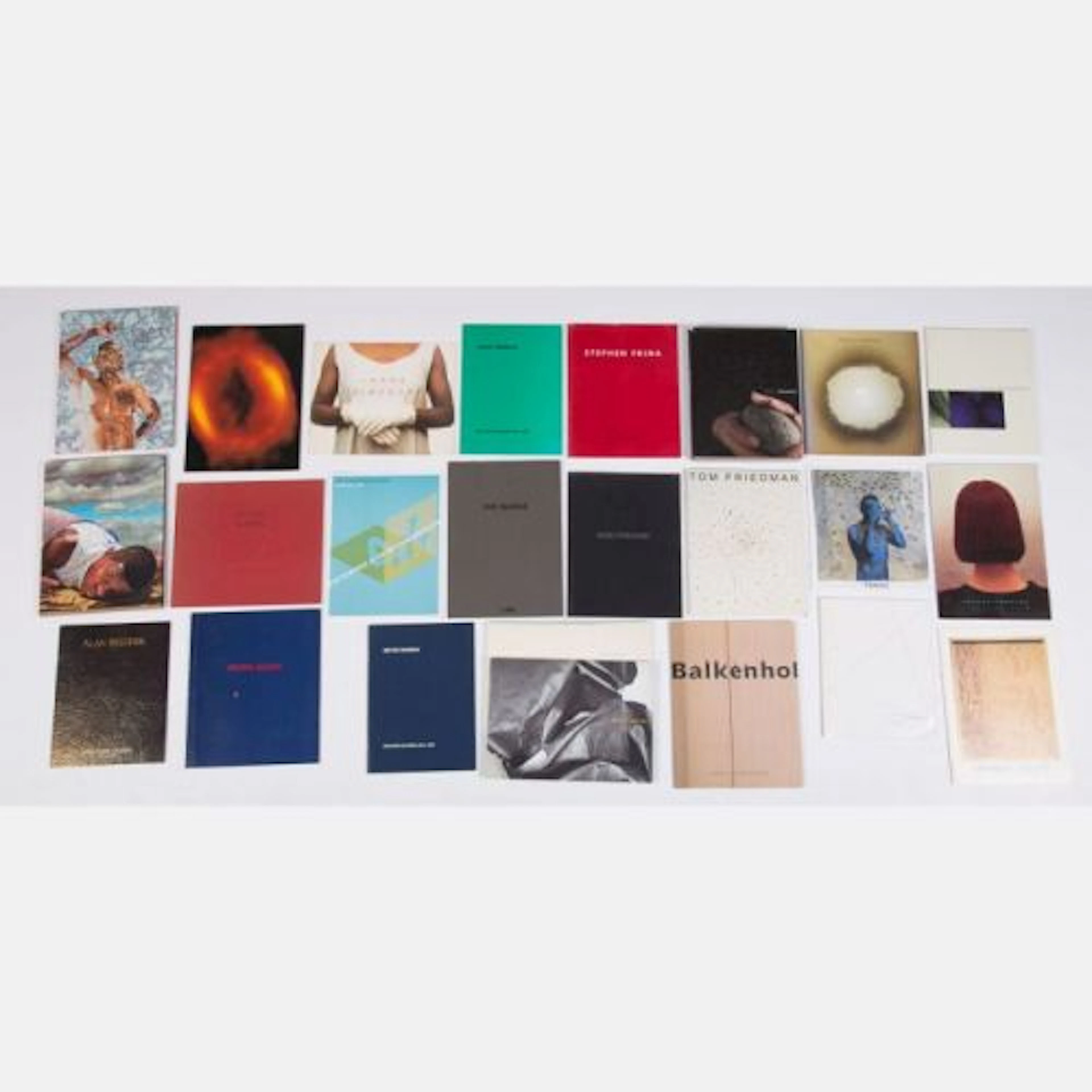 A Miscellaneous Collection of Exhibition Catalogs for Single Artist Shows