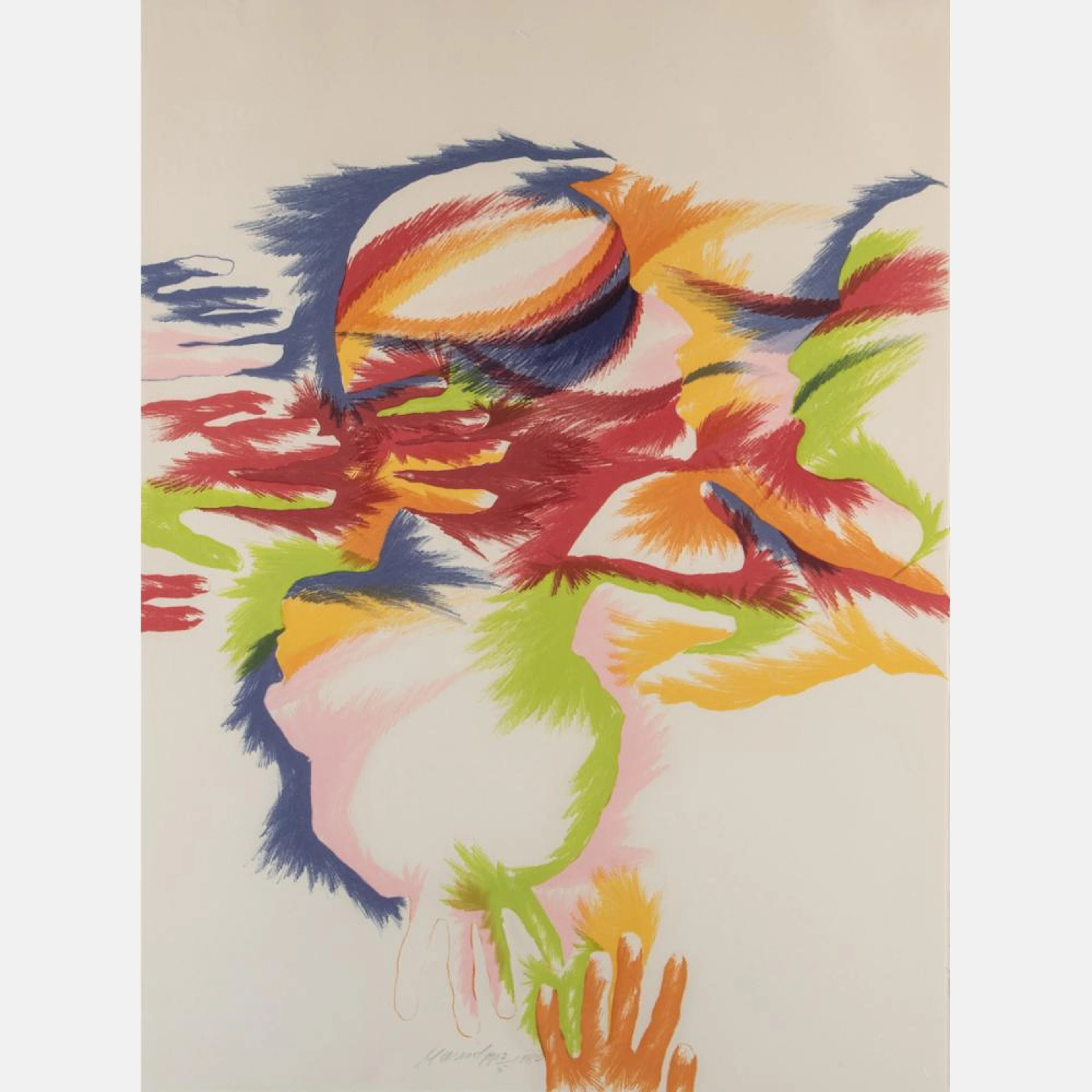 Marisol Escobar (1930-2016) Budding, Lithograph,