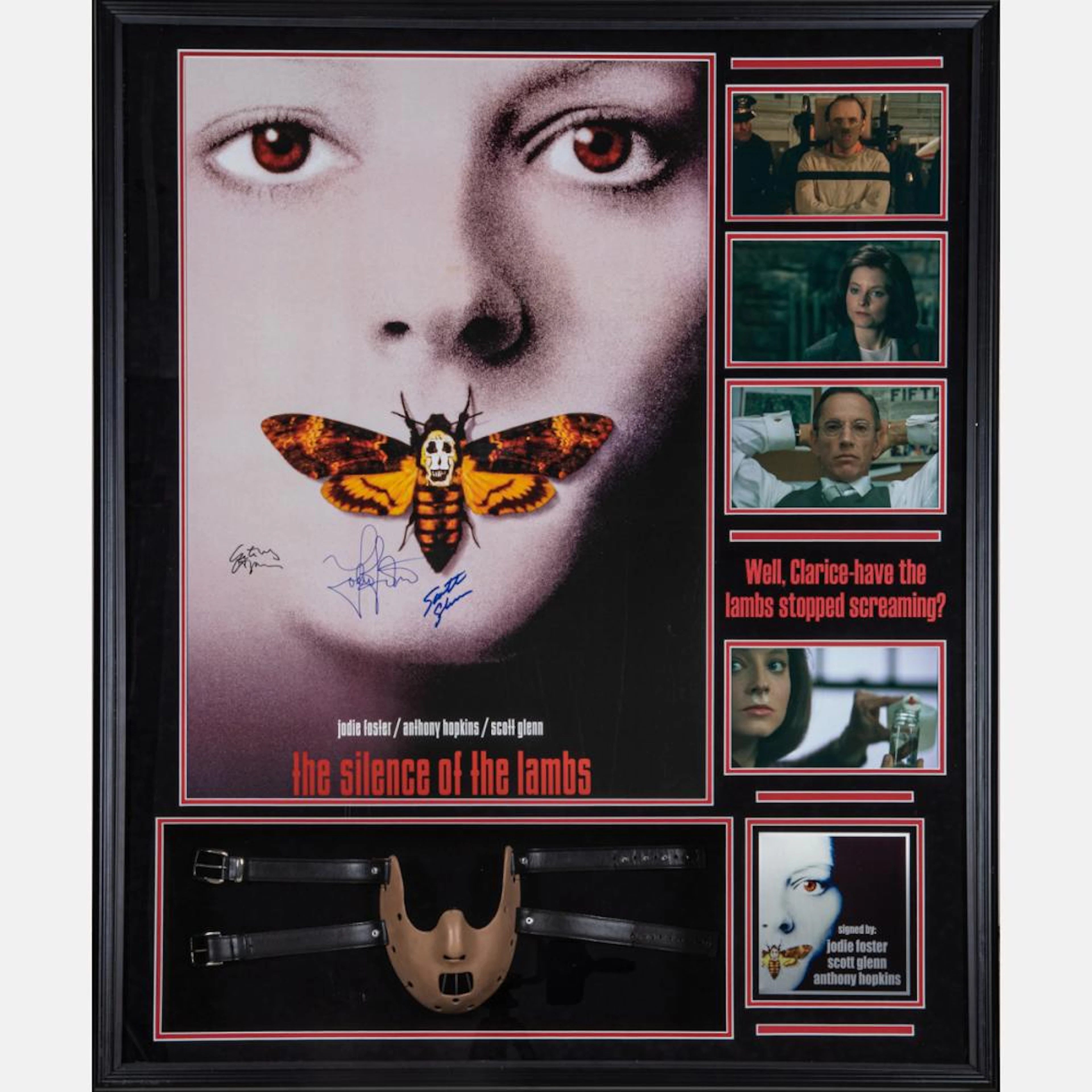 The Silence of the Lambs Autographed Movie Poster