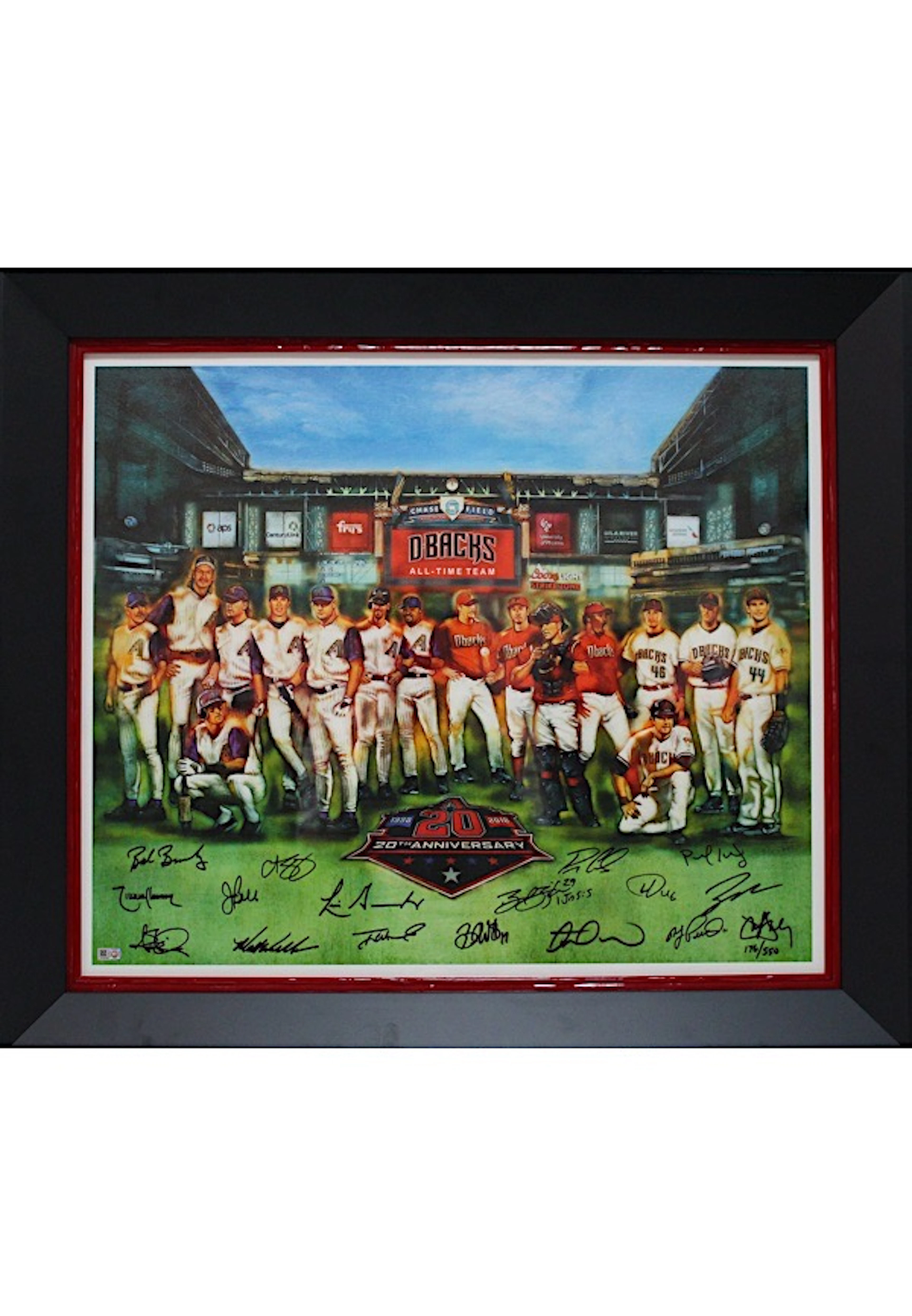 Arizona Diamondbacks 20th Anniversary All-Time Players...