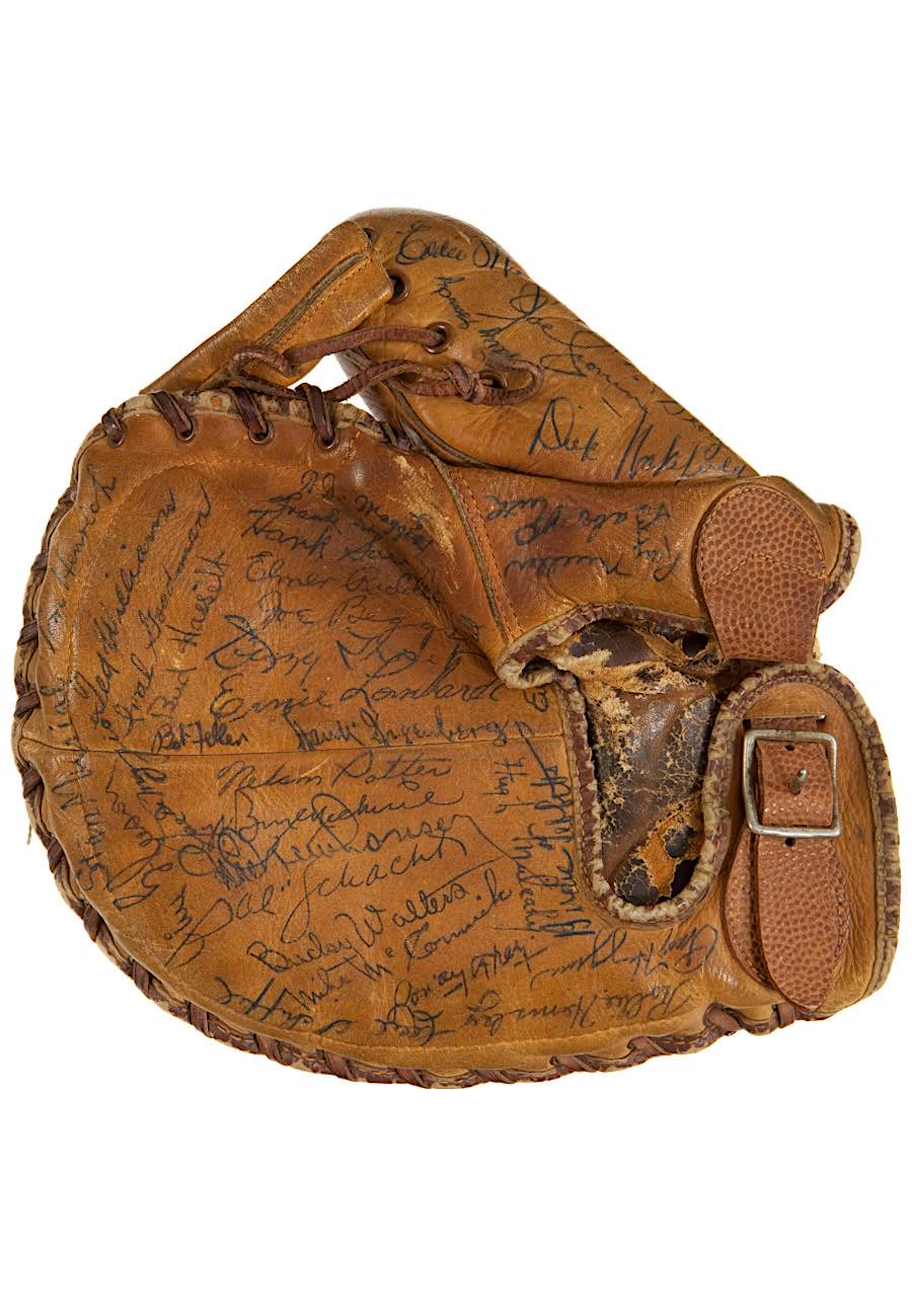 1940s MLB Hall Of Famers & Stars Multi Signed Glove...