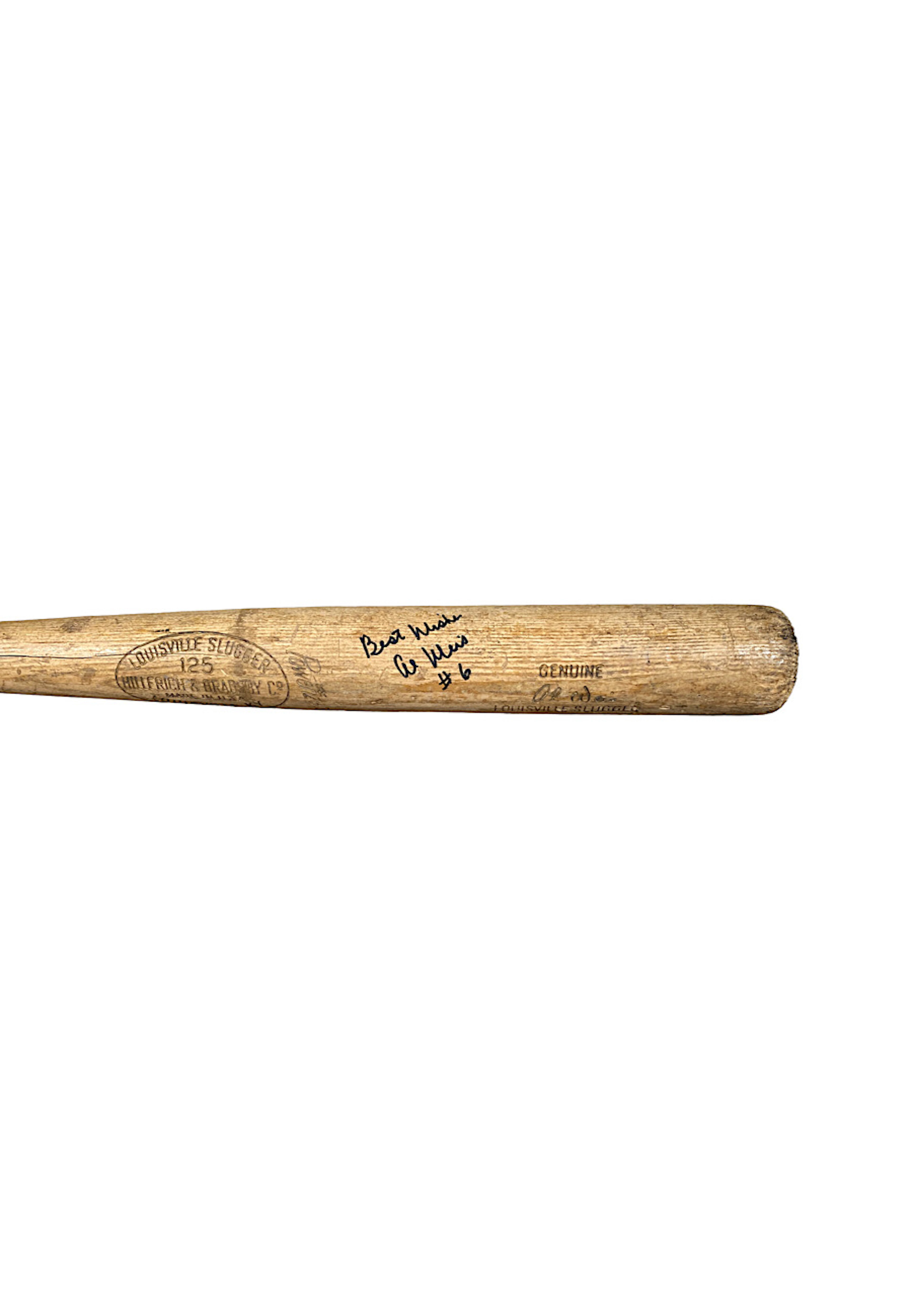 Circa 1962 Al Weis Chicago White Sox Rookie Era Game-Used & Signed Bat (PSA/DNA)