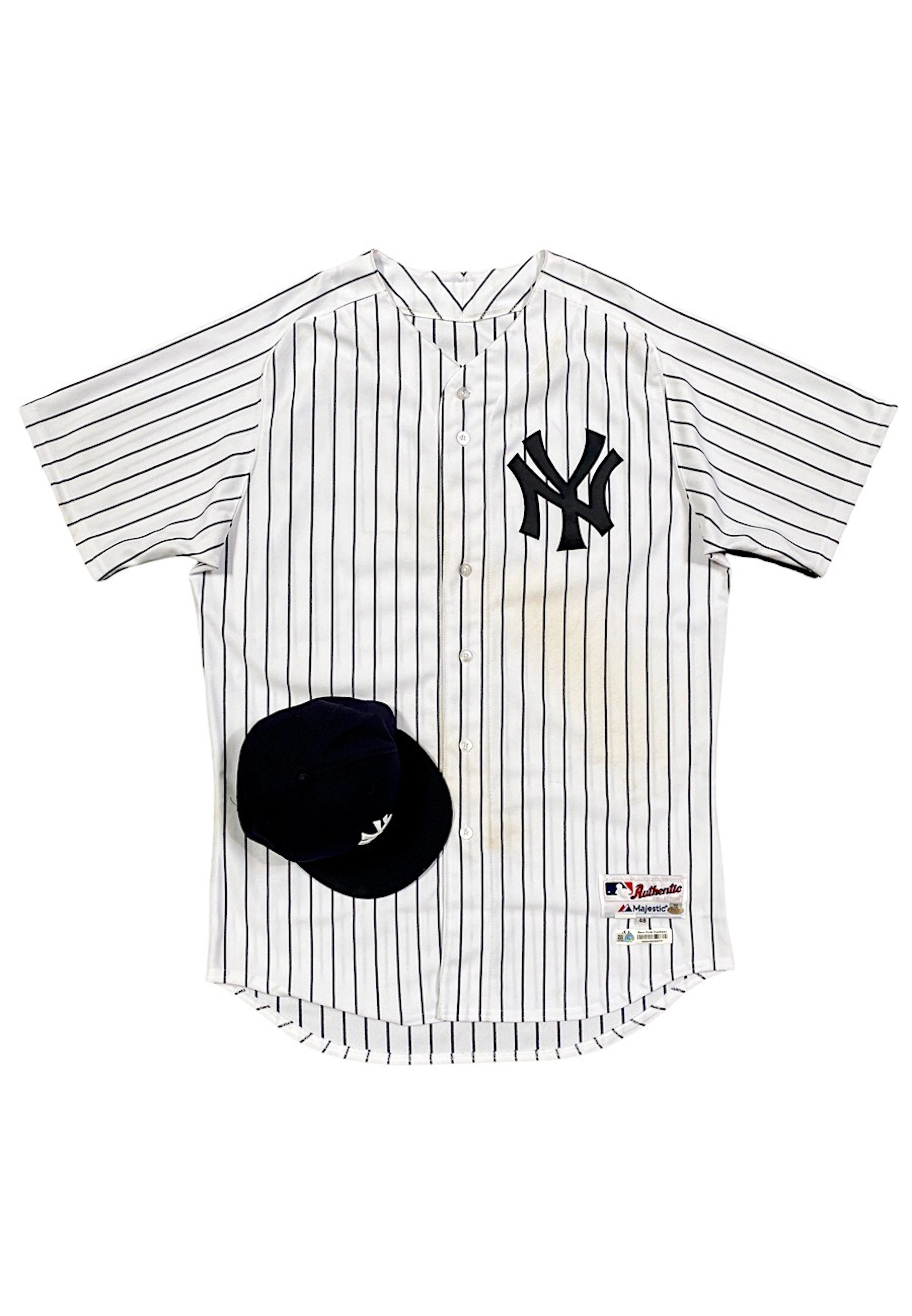 8/5/2015 Luis Severino NY Yankees Game-Used MLB Debut...
