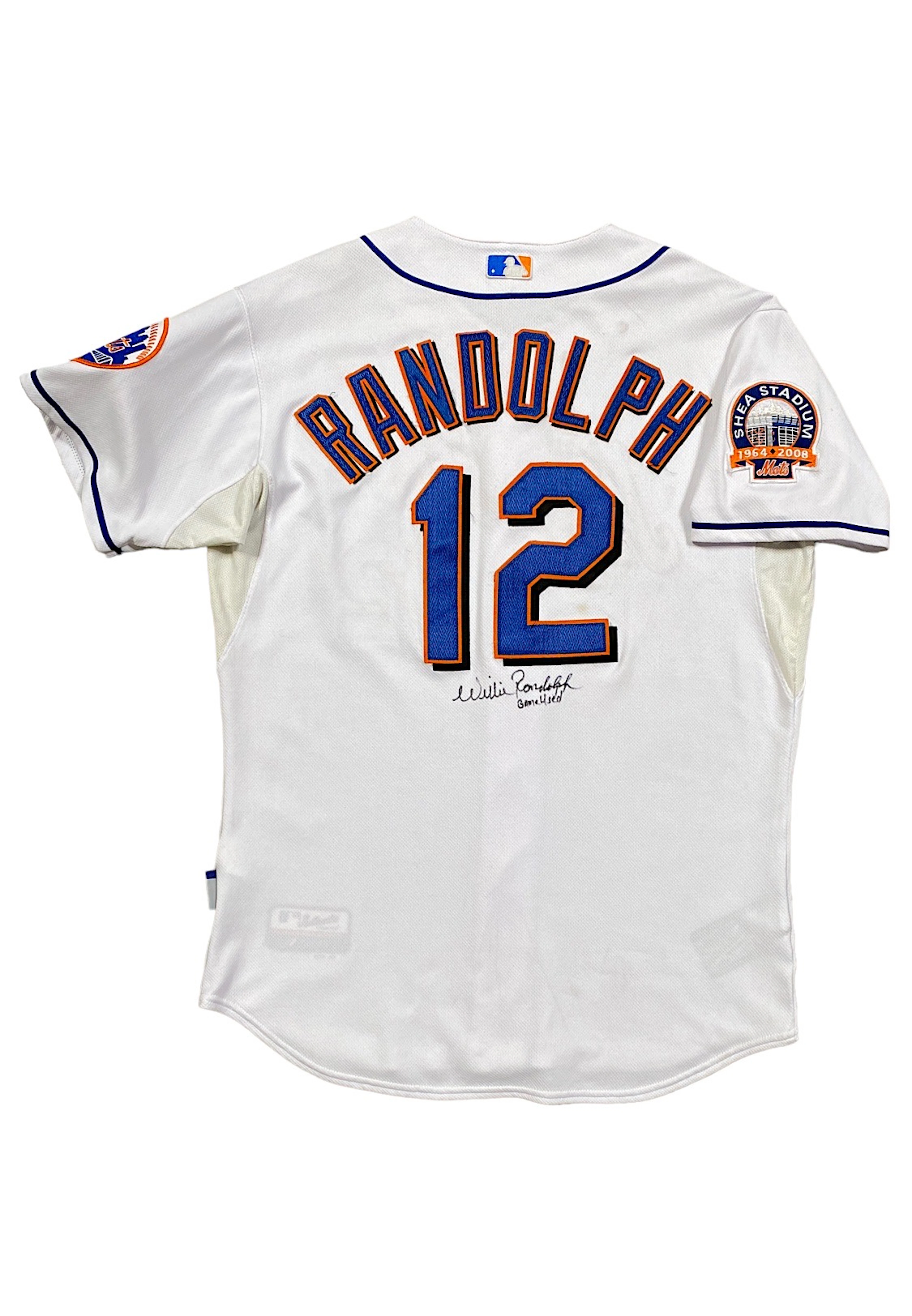 2008 Willie Randolph NY Mets Manager Worn & Signed Home...