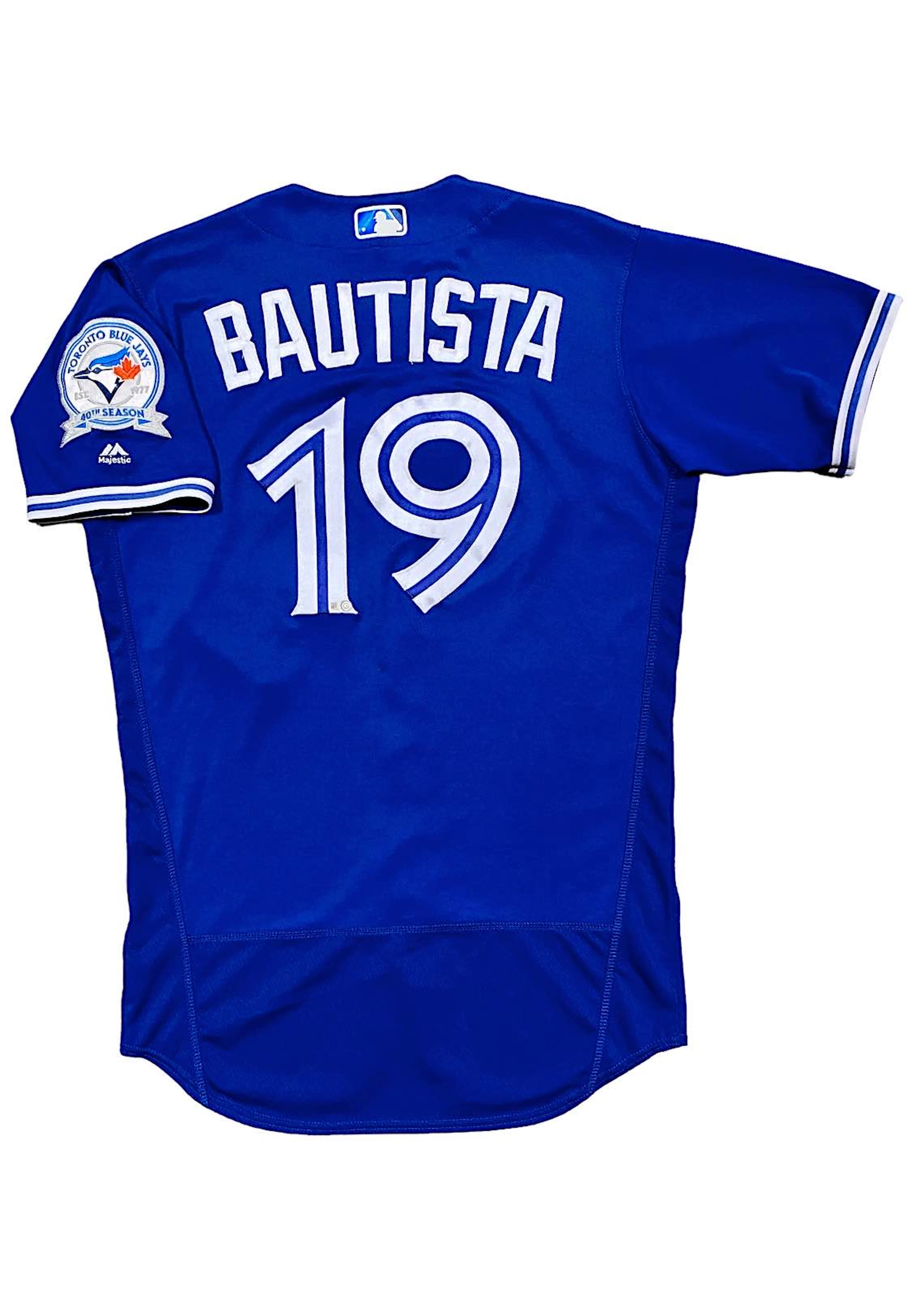 2016 Jose Bautista Toronto Blue Jays Game-Used 8 Home Run...