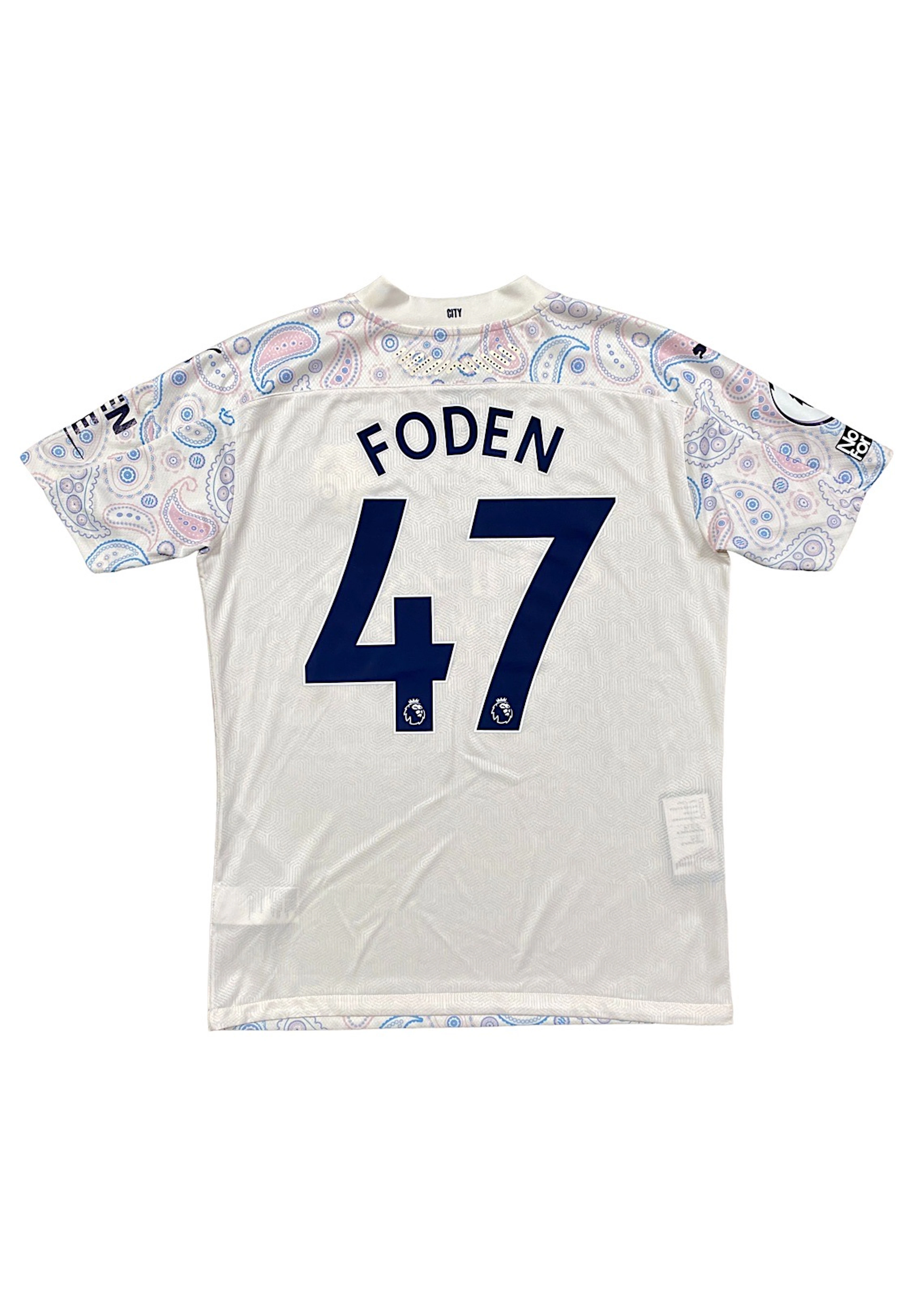 2020-21 Phil Foden Manchester City Match-Used Alternate Jersey