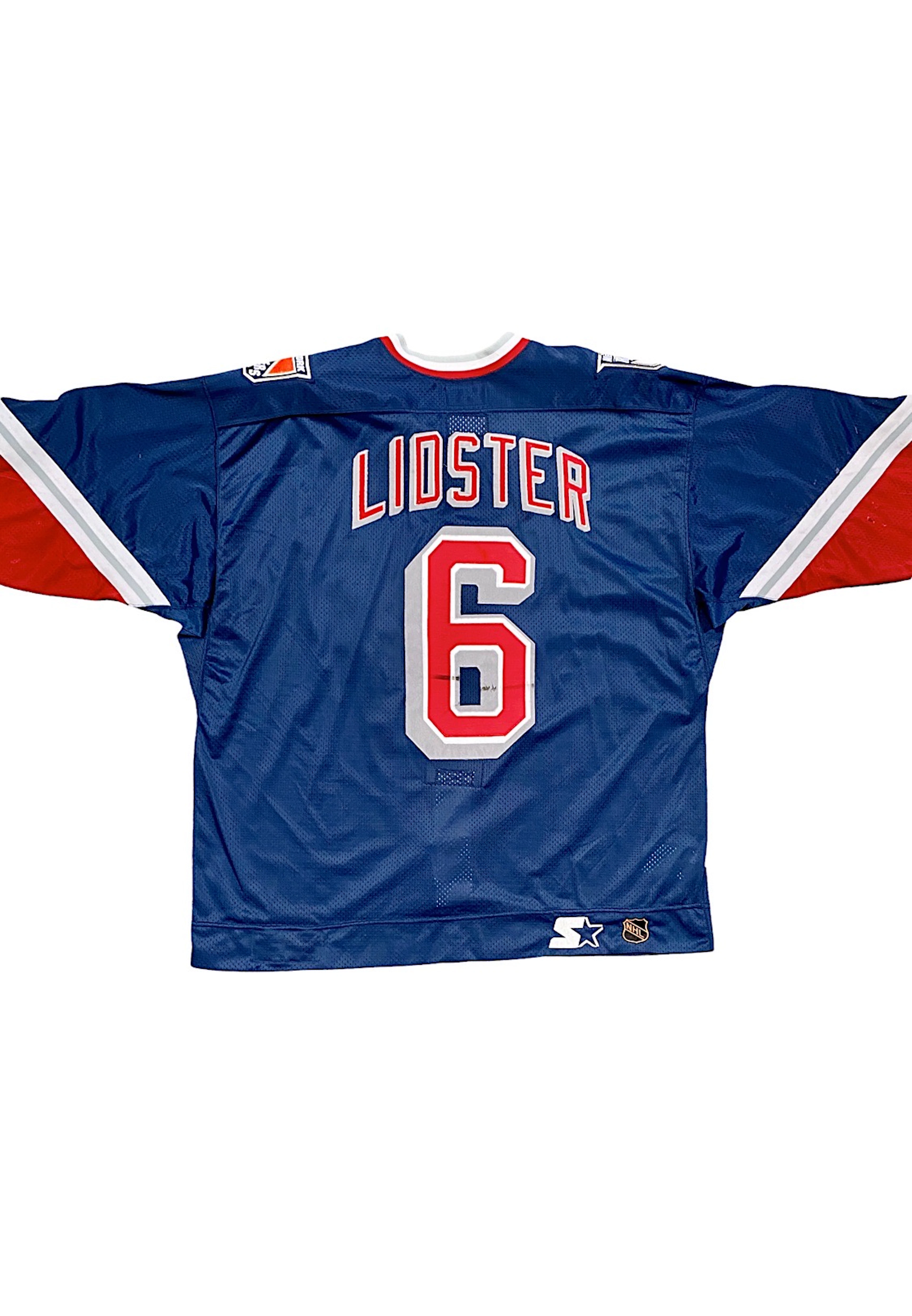 1997-98 Doug Lidster NY Rangers Game-Used Jersey (Rangers & MeiGray)