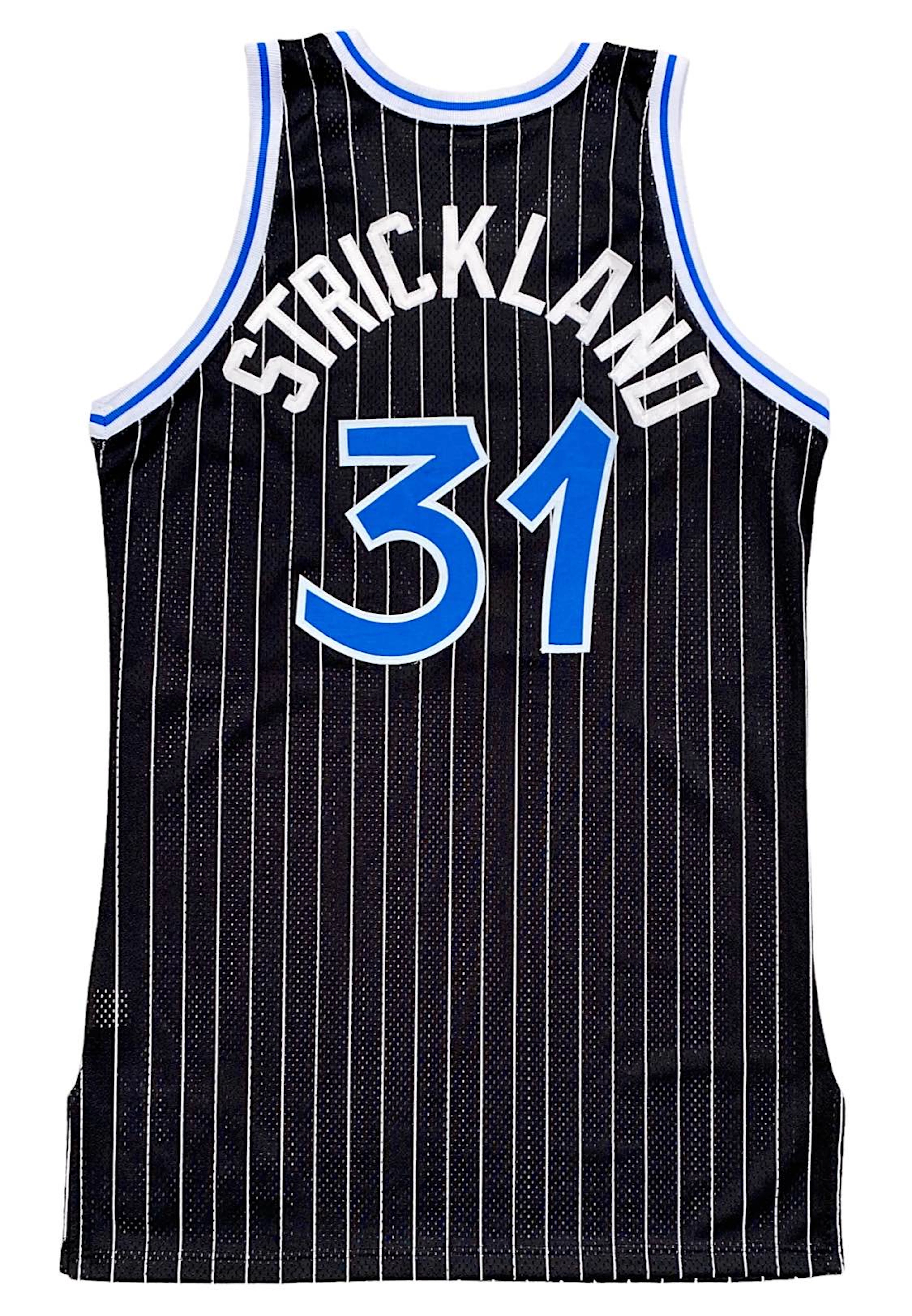 2003-04 Rod Strickland Orlando Magic Game-Used Hardwood...