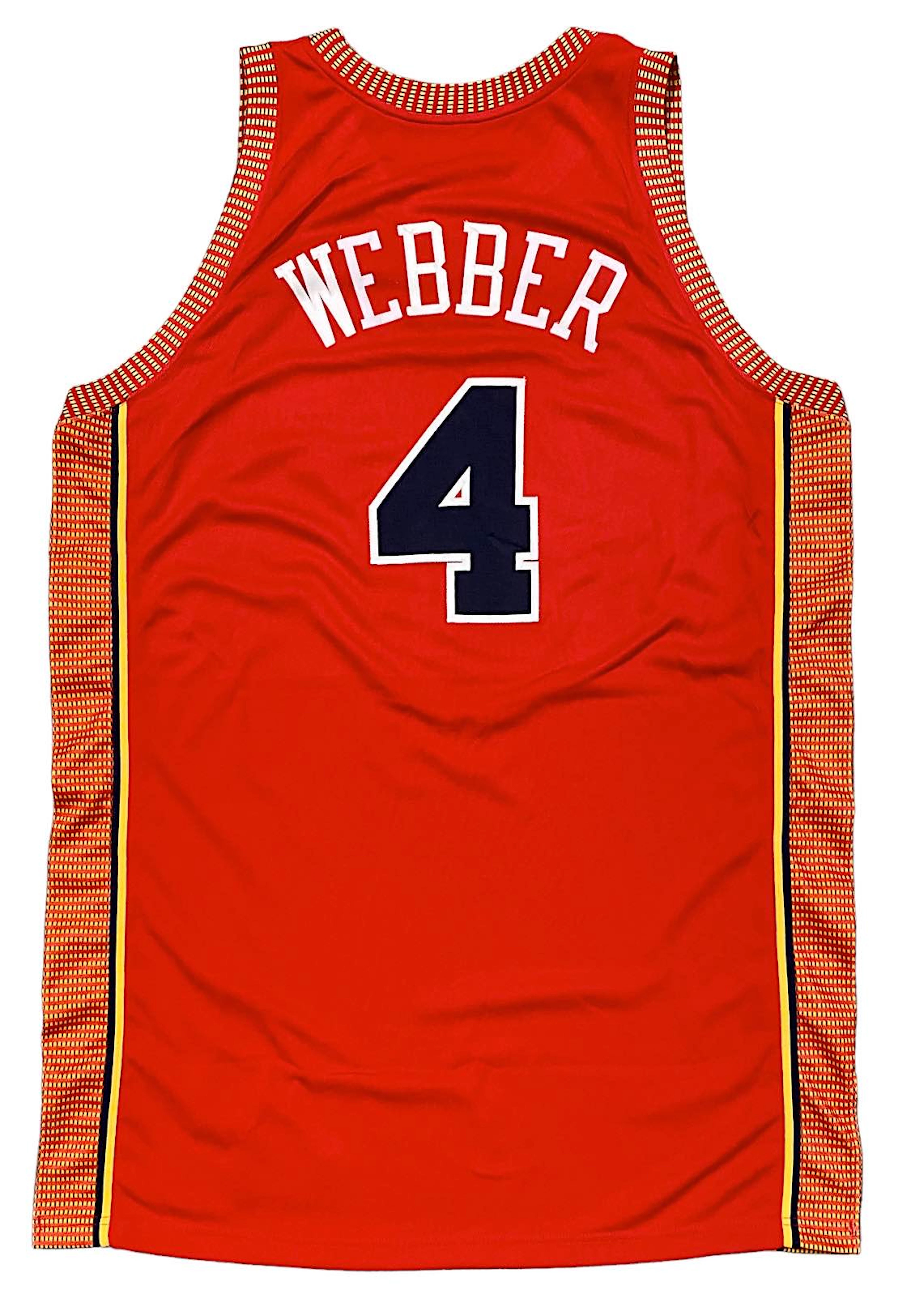 2004-05 Chris Webber Philadelphia 76ers Game-Used TBTC Jersey (Otto LOA)