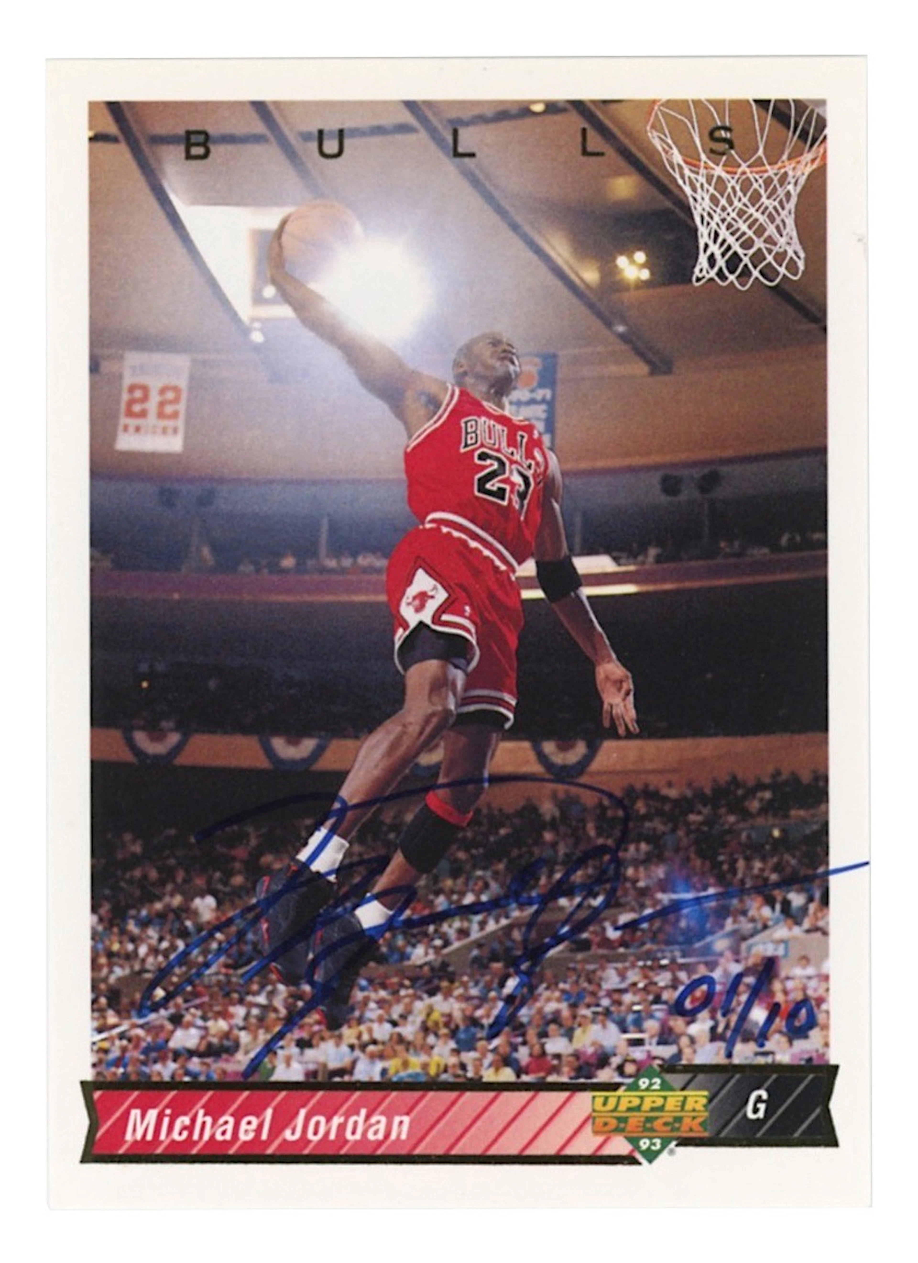 2001-02 Upper Deck Michael Jordan Autographed LE #23 (UDA • 1/10 Buy Back)