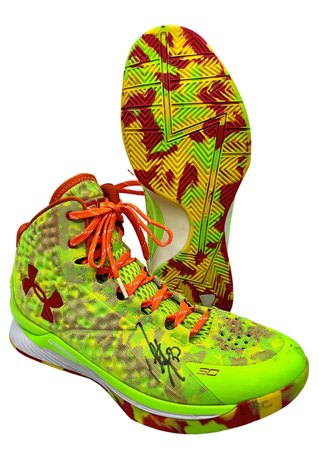 3/6/2015 Stephen Curry Golden State Warriors Game-Used...