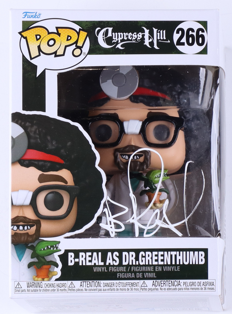 B-Real Signed "Cypress Hill" #266 B-Real As Dr. Greenthumb Funko Pop ...