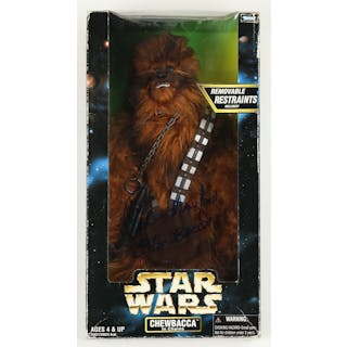 Peter Mayhew Signed "Star Wars" Chewbacca in Chains Action Figure