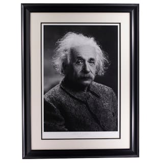 Albert Einstein Custom Framed Limited Edition Giclee
