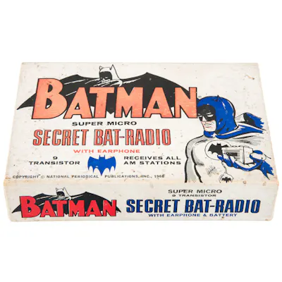 BATMAN SUPER-MICRO SECRET BAT-RADIO COMPLETE BOXED SET. | Barnebys