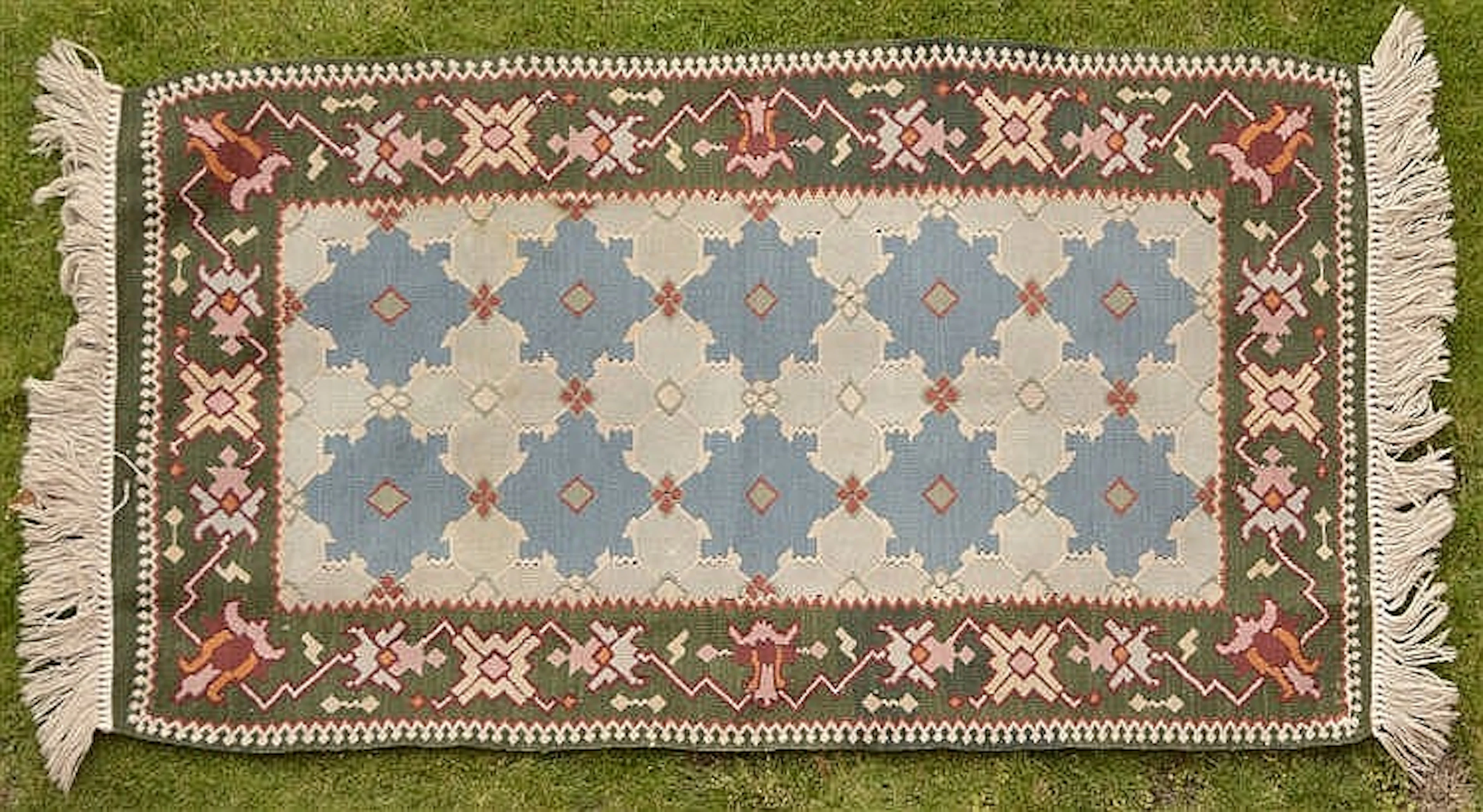 TWO KELIM CARPETS