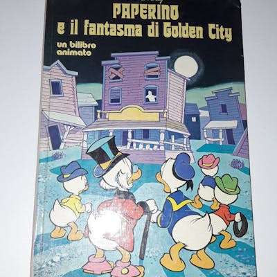 PAPERINO E IL FANTASMA DI GOLDEN CITY un bilibro animato (Pop up