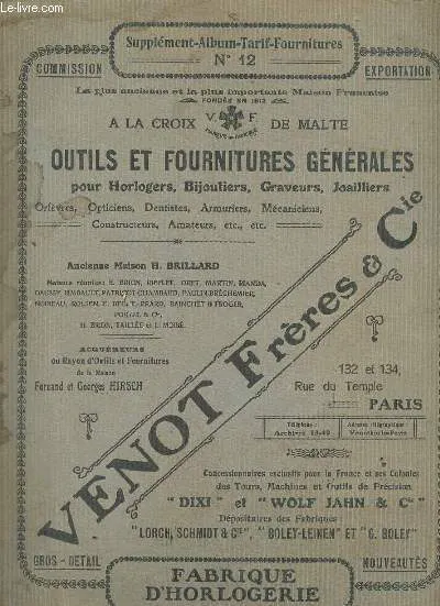 Échelle De Montandon Ancienne, Marque Vénot Frères, Outil De Mesure Vintage