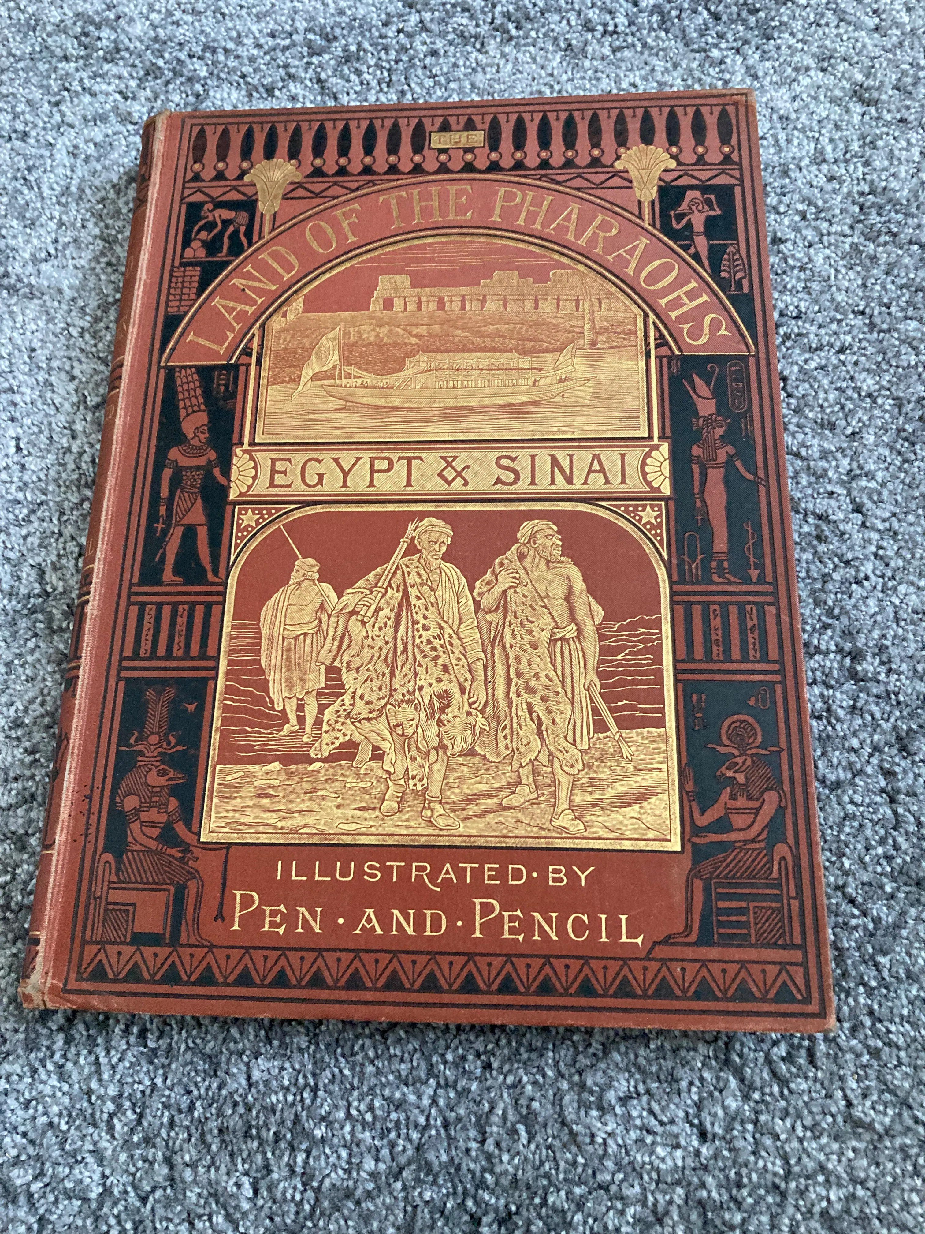 THE LAND OF THE PHARAOHS EGYPT AND SINAI ILLUSTRATED BY... | Barnebys