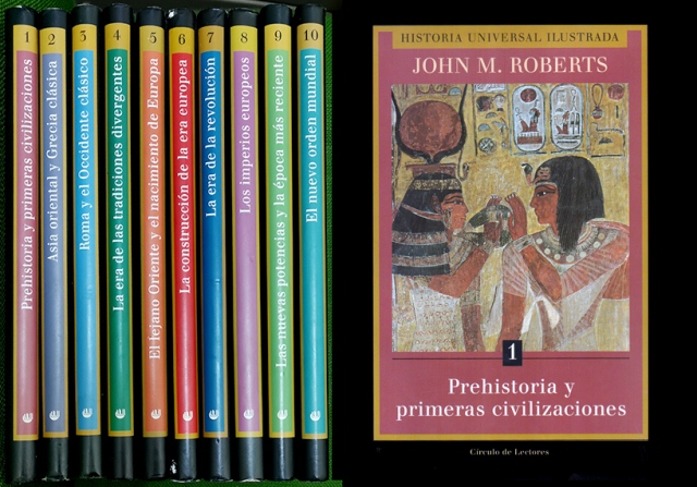 HISTORIA UNIVERSAL ILUSTRADA - 10 TOMOS ROBERTS, J.M. HISTORIA | Barnebys