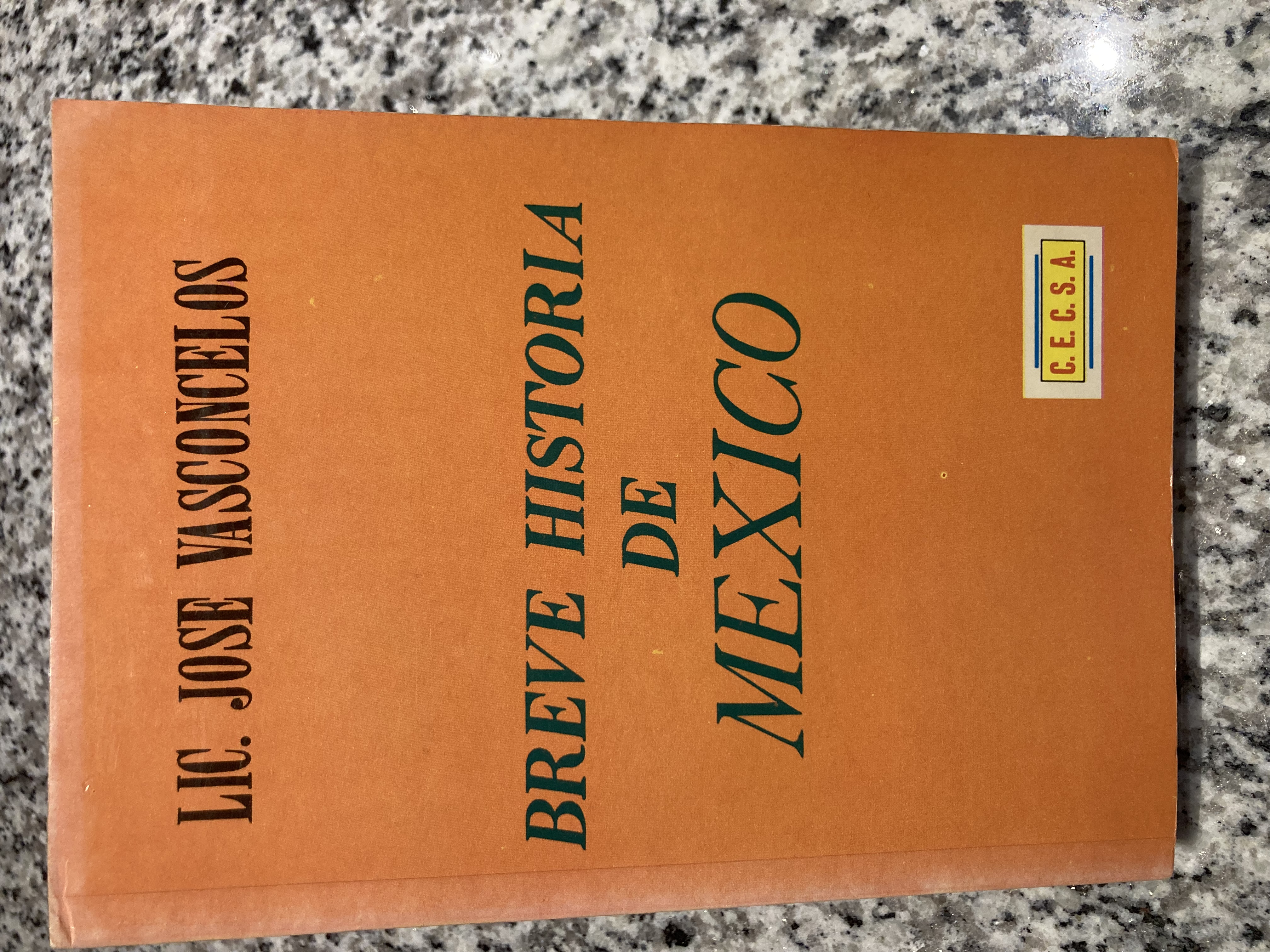 Breve Historia De Mexico Jose Vasconcelos | Barnebys