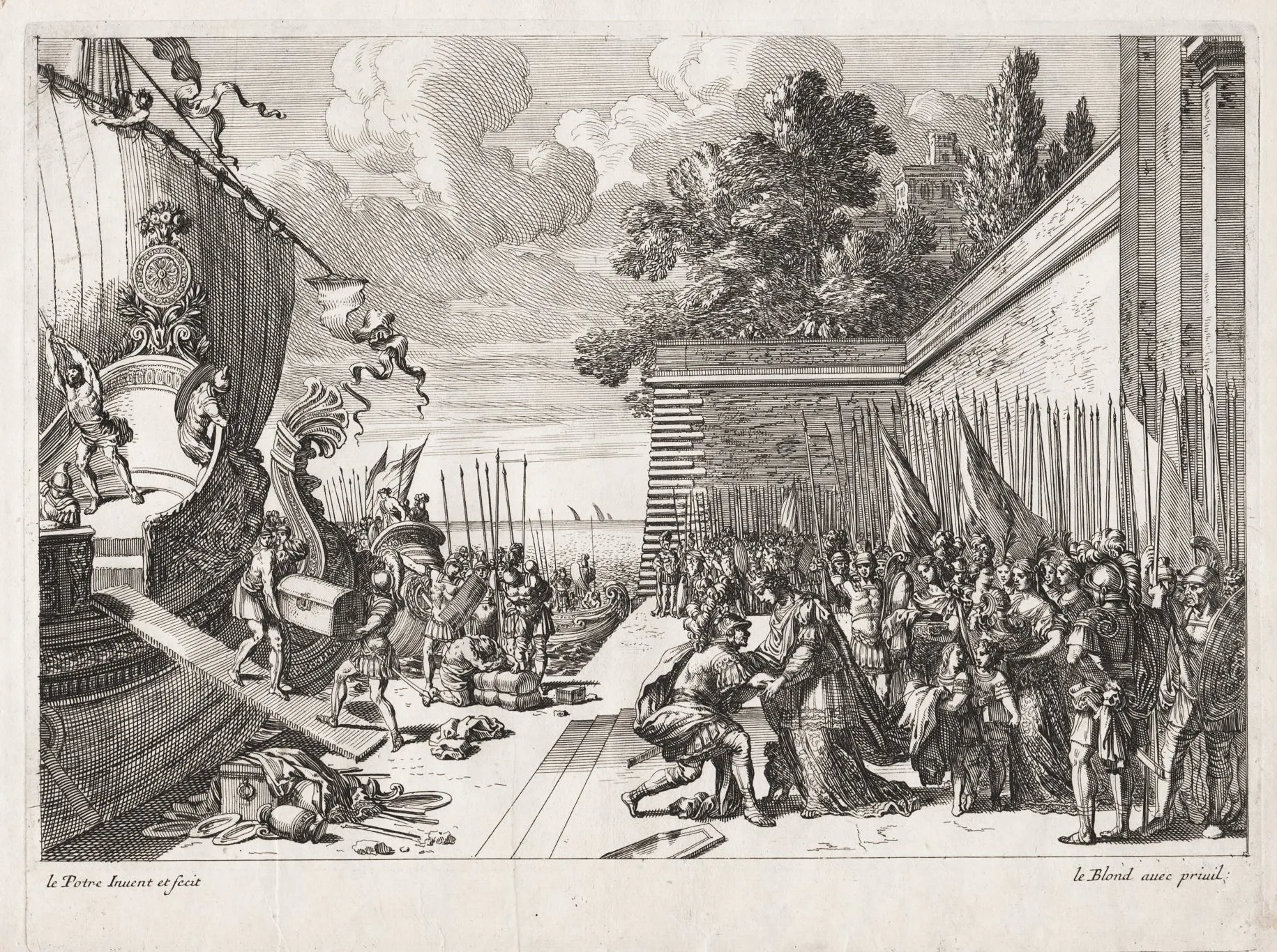 (Aeneas leaves Dido) - Ovid Metamorphosen / mythology / Mythologie Le ...