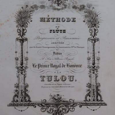 TULOU JeanLouis Méthode de Flûte ca1840 TULOU JeanLouis... Barnebys
