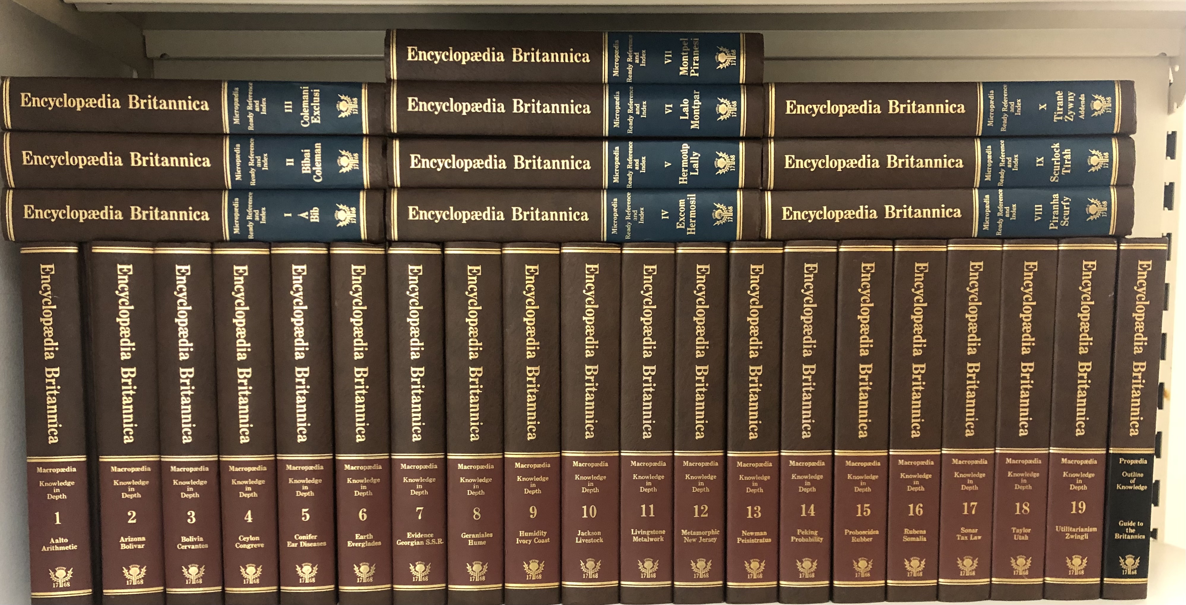 The New Encyclopaedia Britannica In 30 Volumes Encyclopaedia Britannica ...