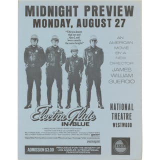 Electra Glide in Blue (Original flyer for a preview...
