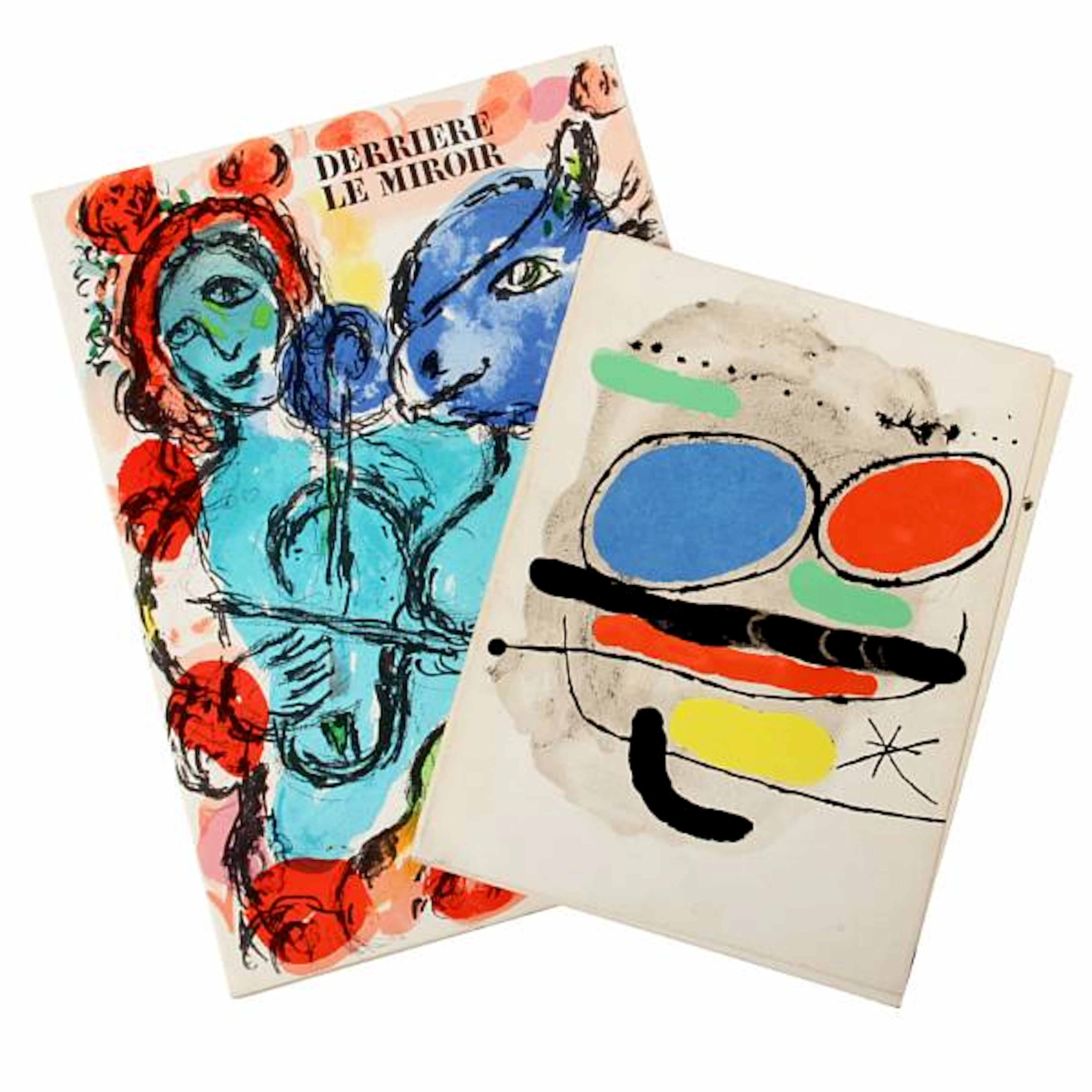 Derriere le mirroir #198. Folio. With 3 original lithographs. + Miró: