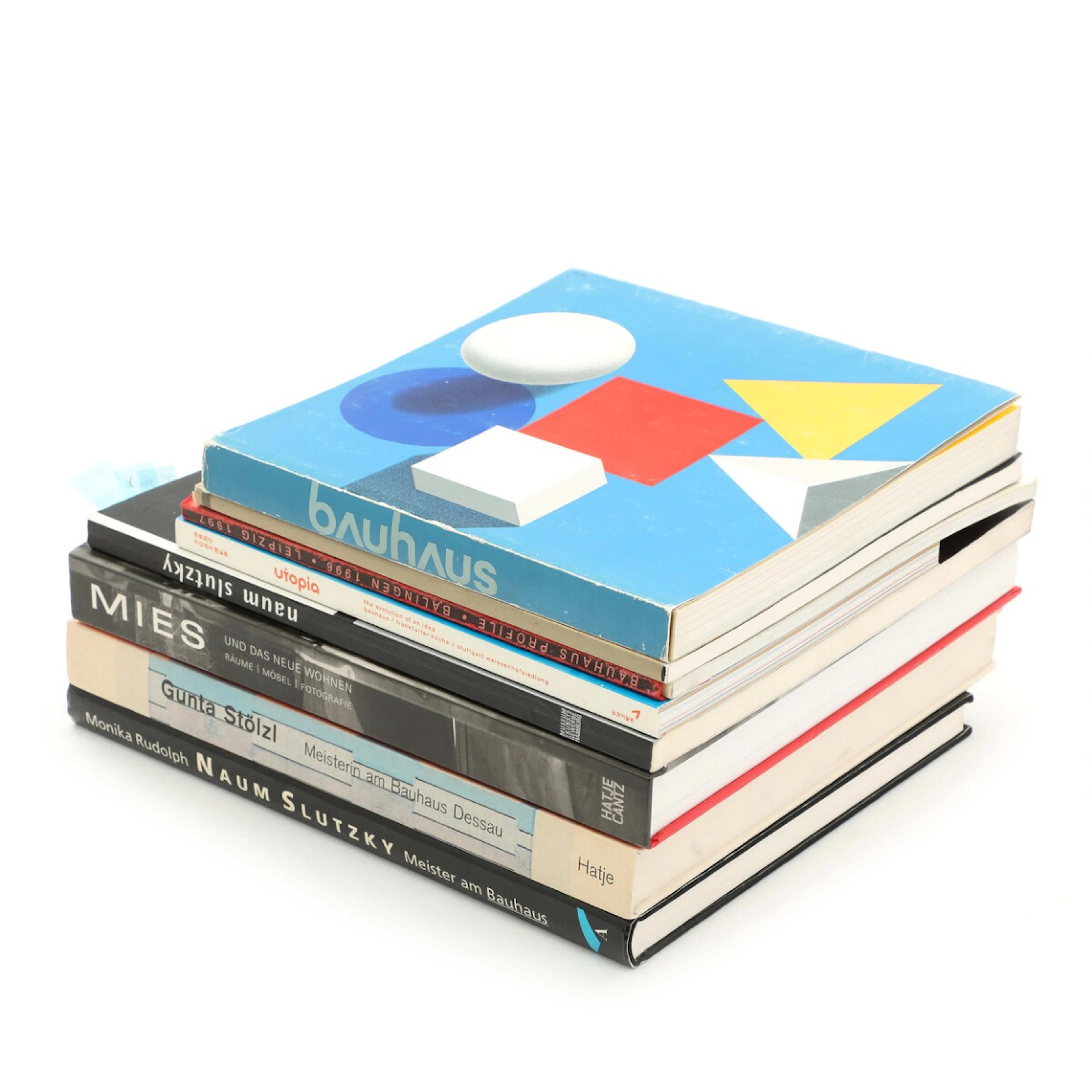 Eight books on Bauhaus
