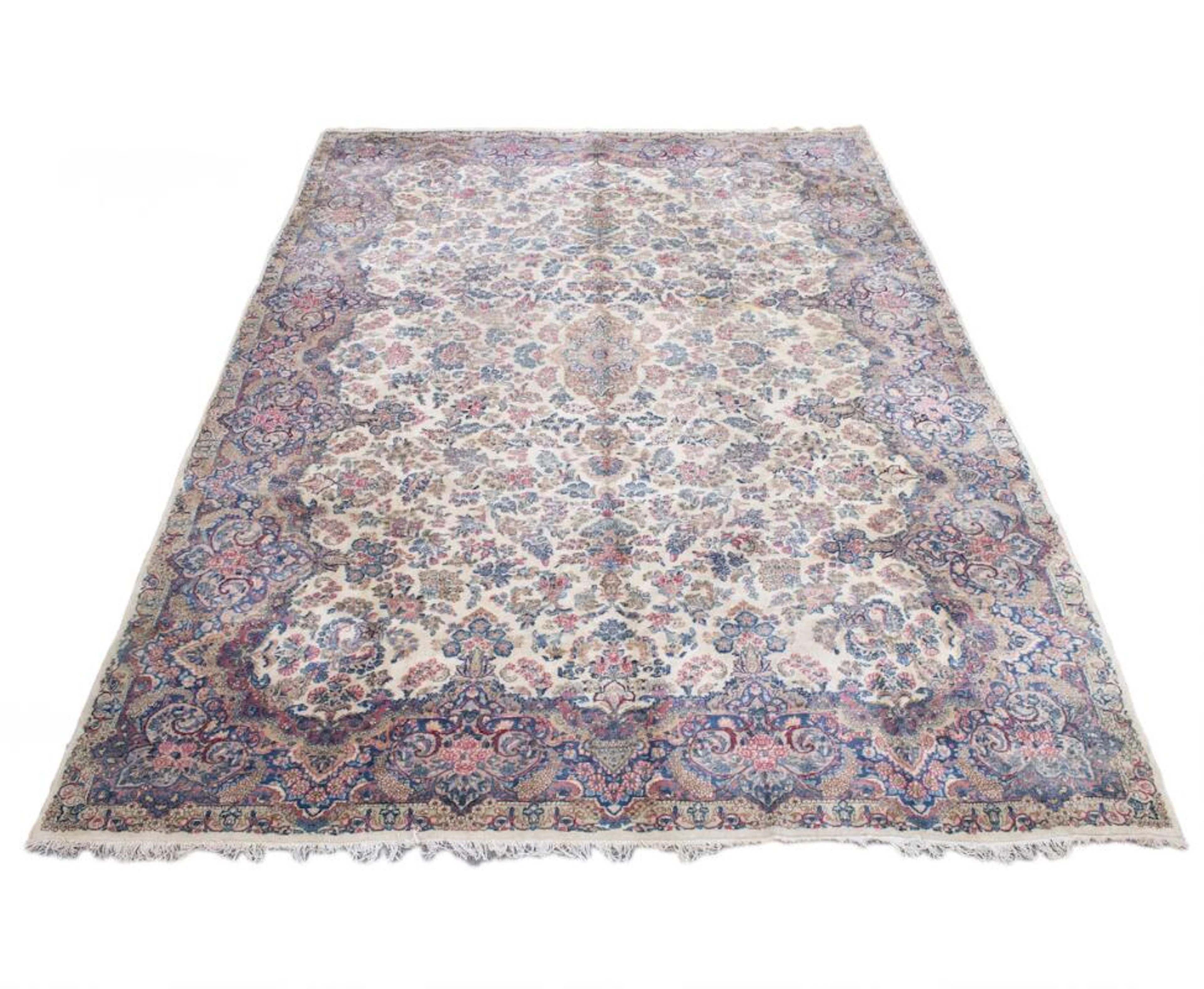 A semi-antique Kirman “palace” carpet