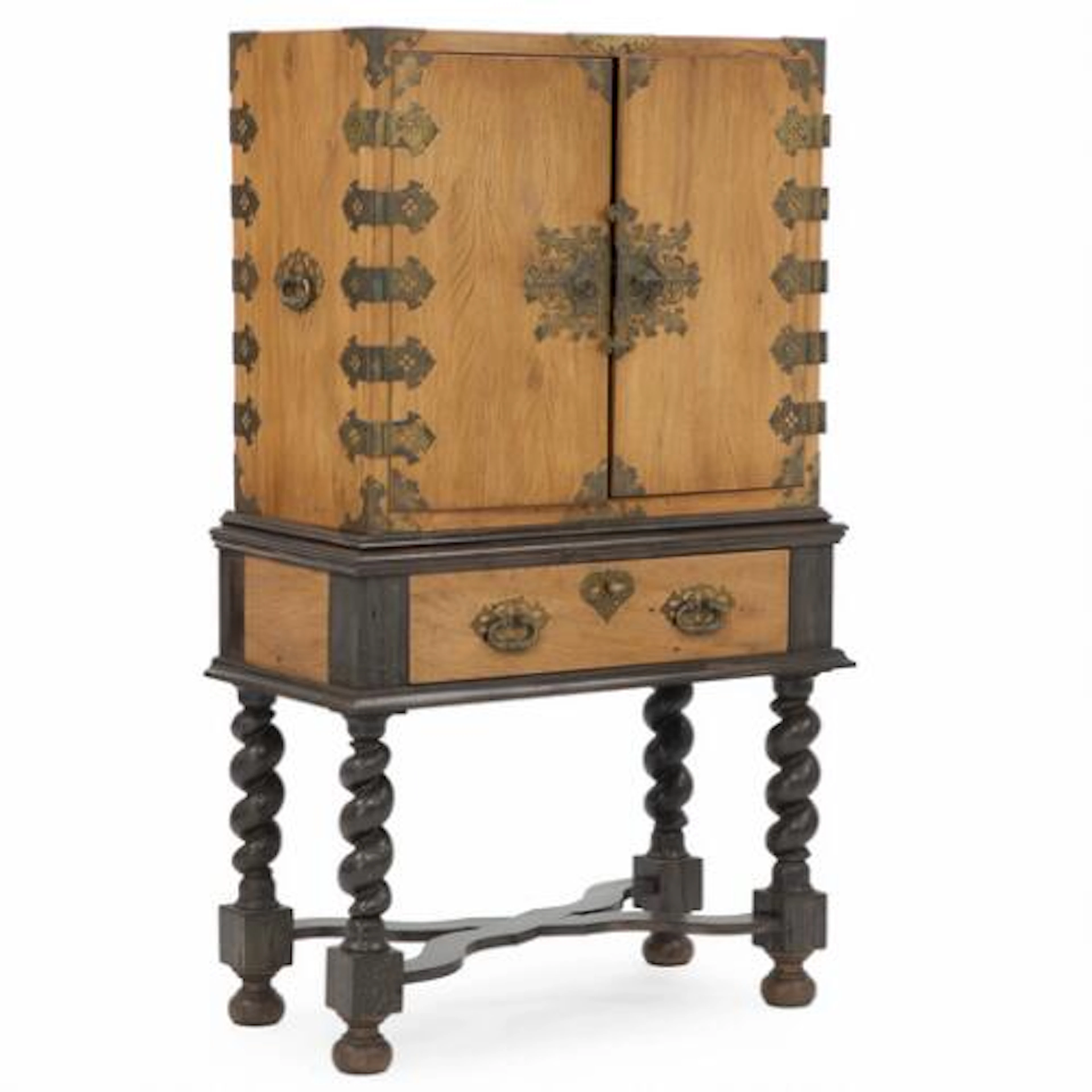 A Baroque style hardwood cupboard