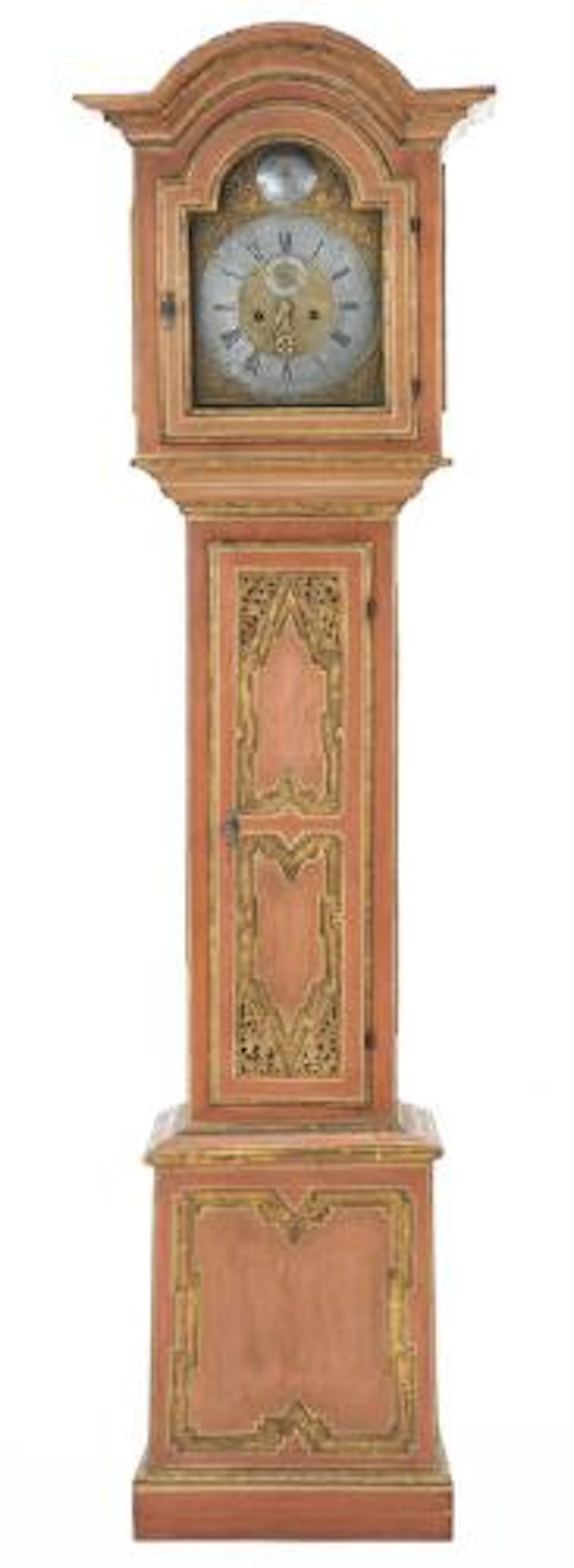 A painted and partially gilded Danish (island of Funen) Baroque