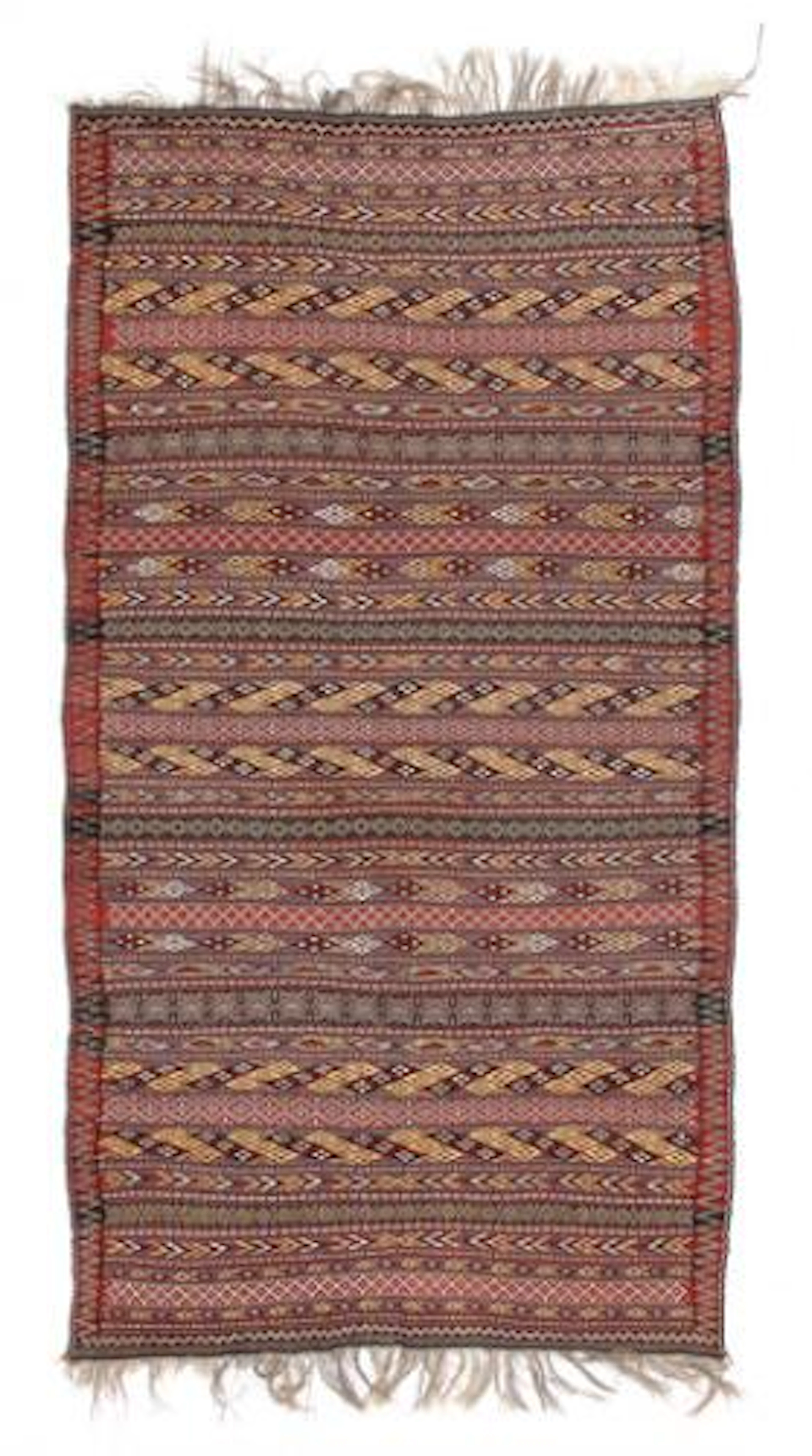 A Kurdish flatweave kilim carpet